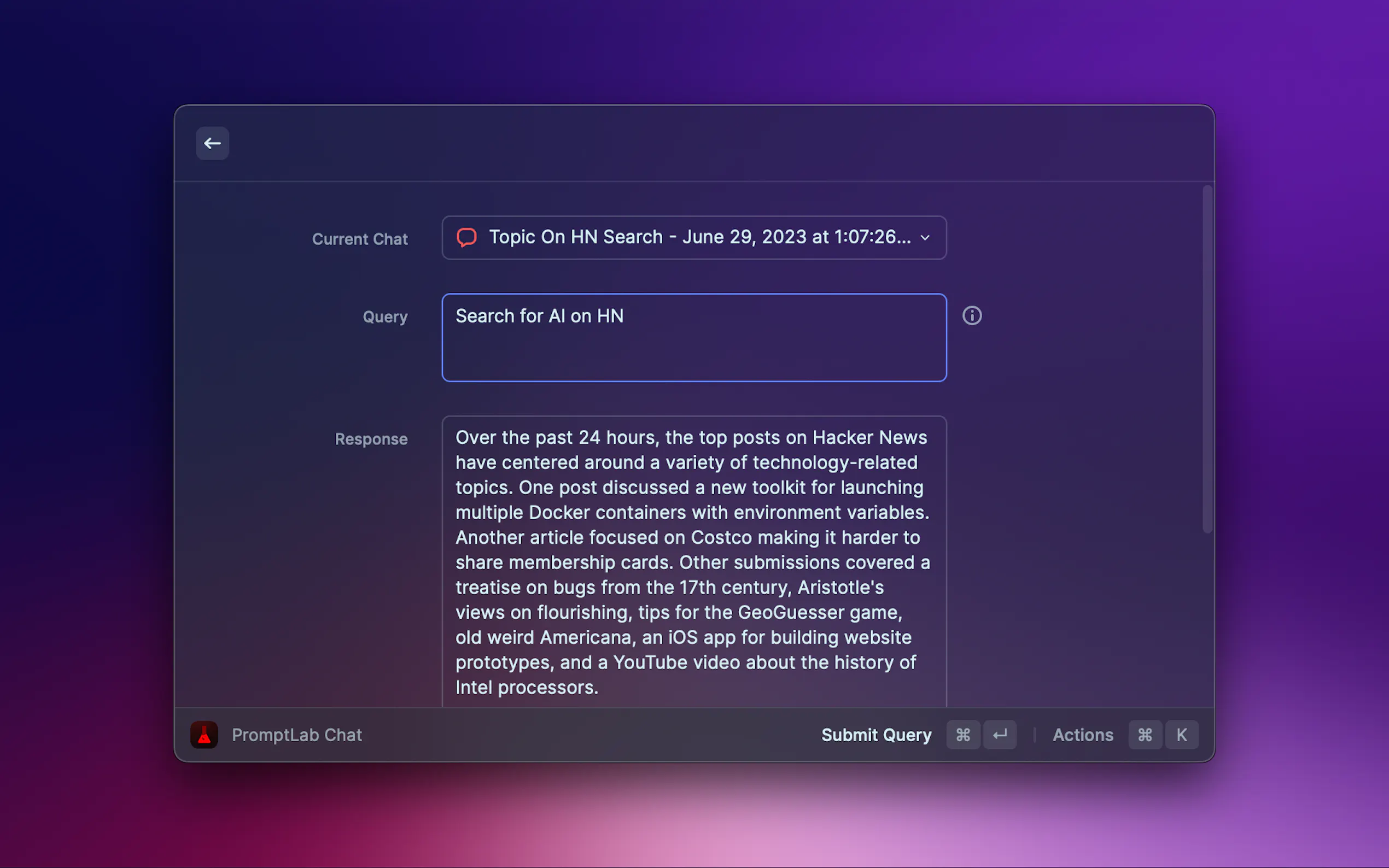 Screenshot 5 of PromptLab