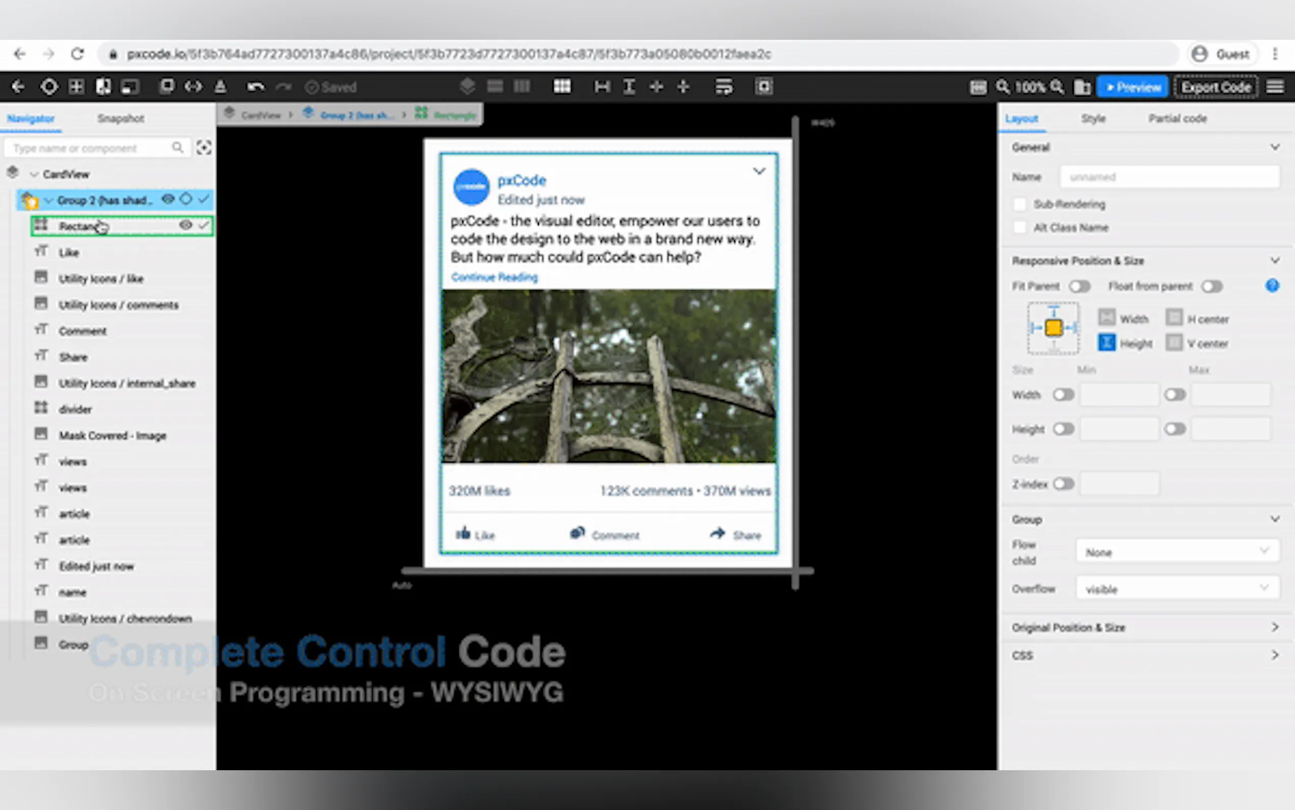 Screenshot 2 of pxCode Service