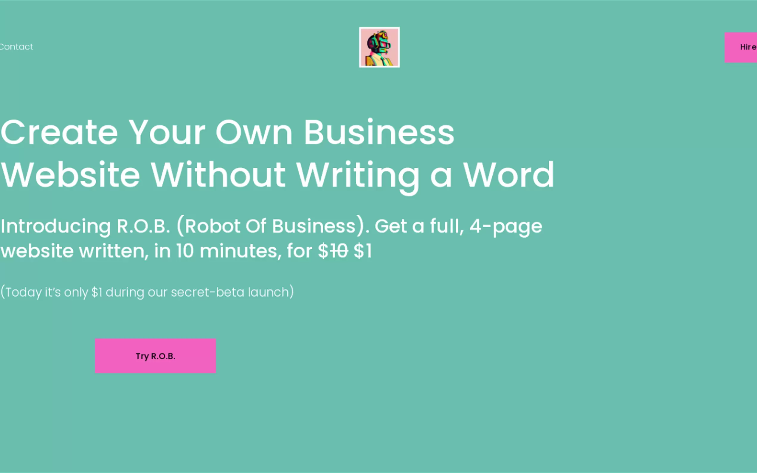 R.O.B. (Robot Of Business)