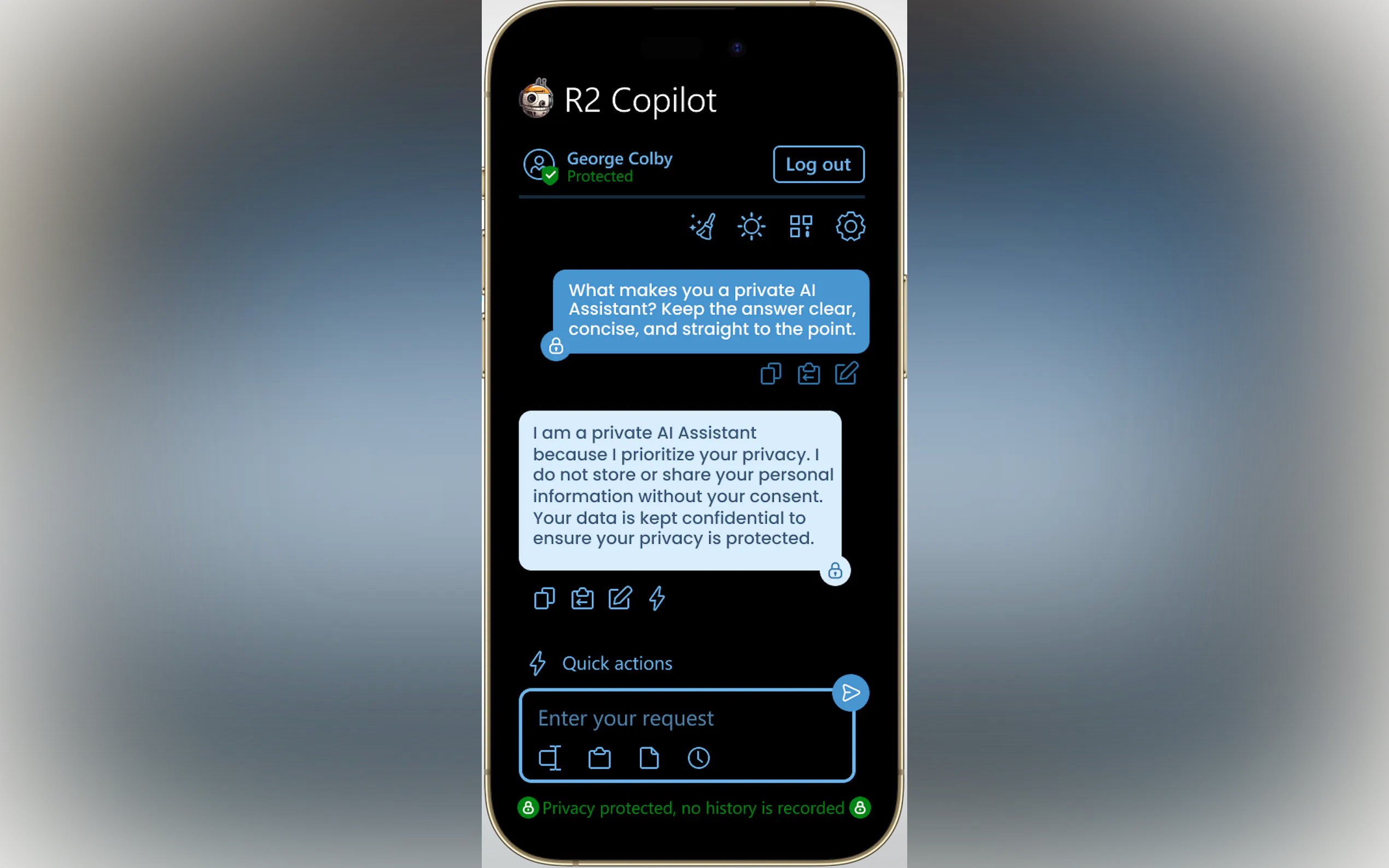Screenshot 2 of R2 Copilot