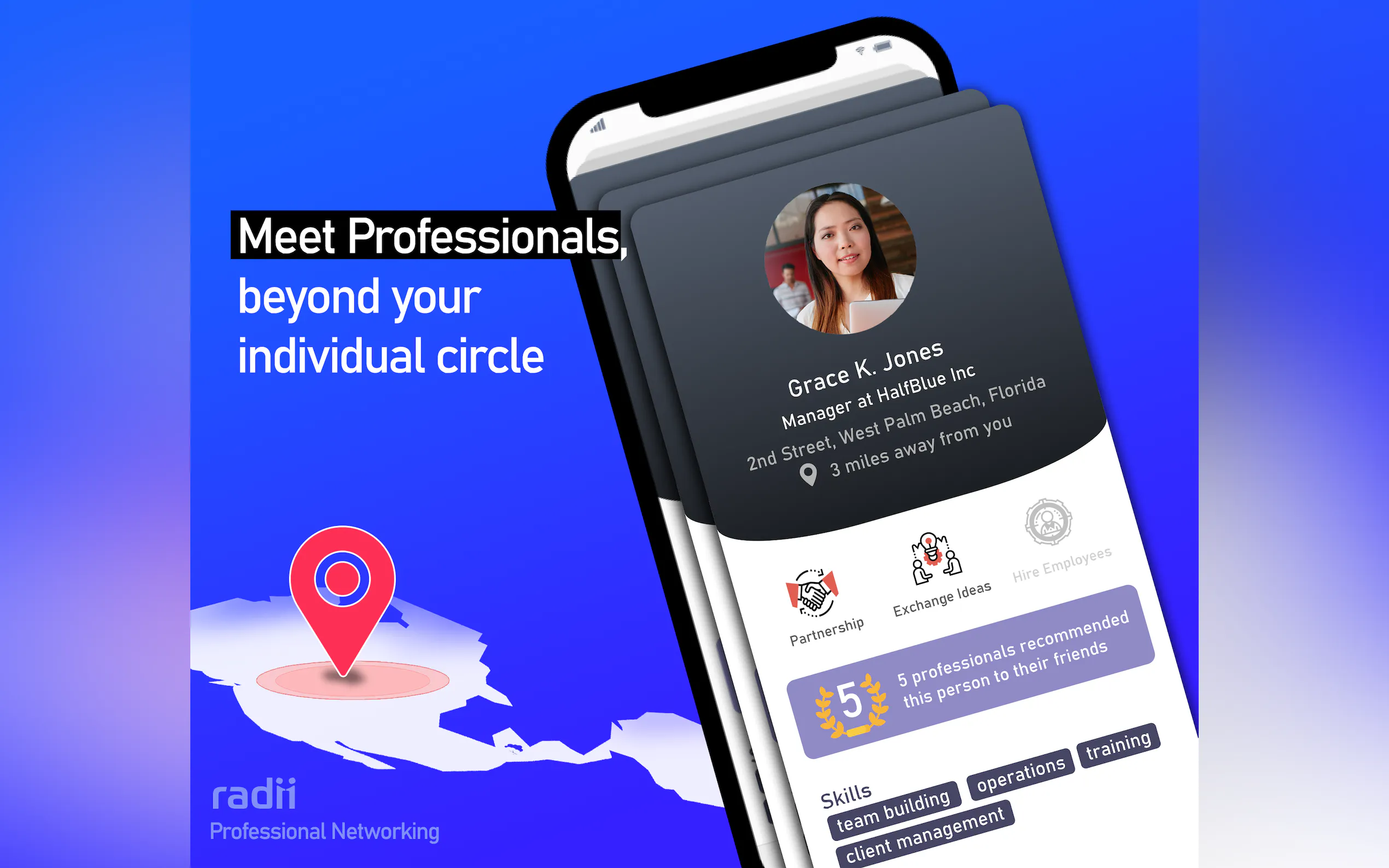 Screenshot 2 of Radii Business & Professional Networking