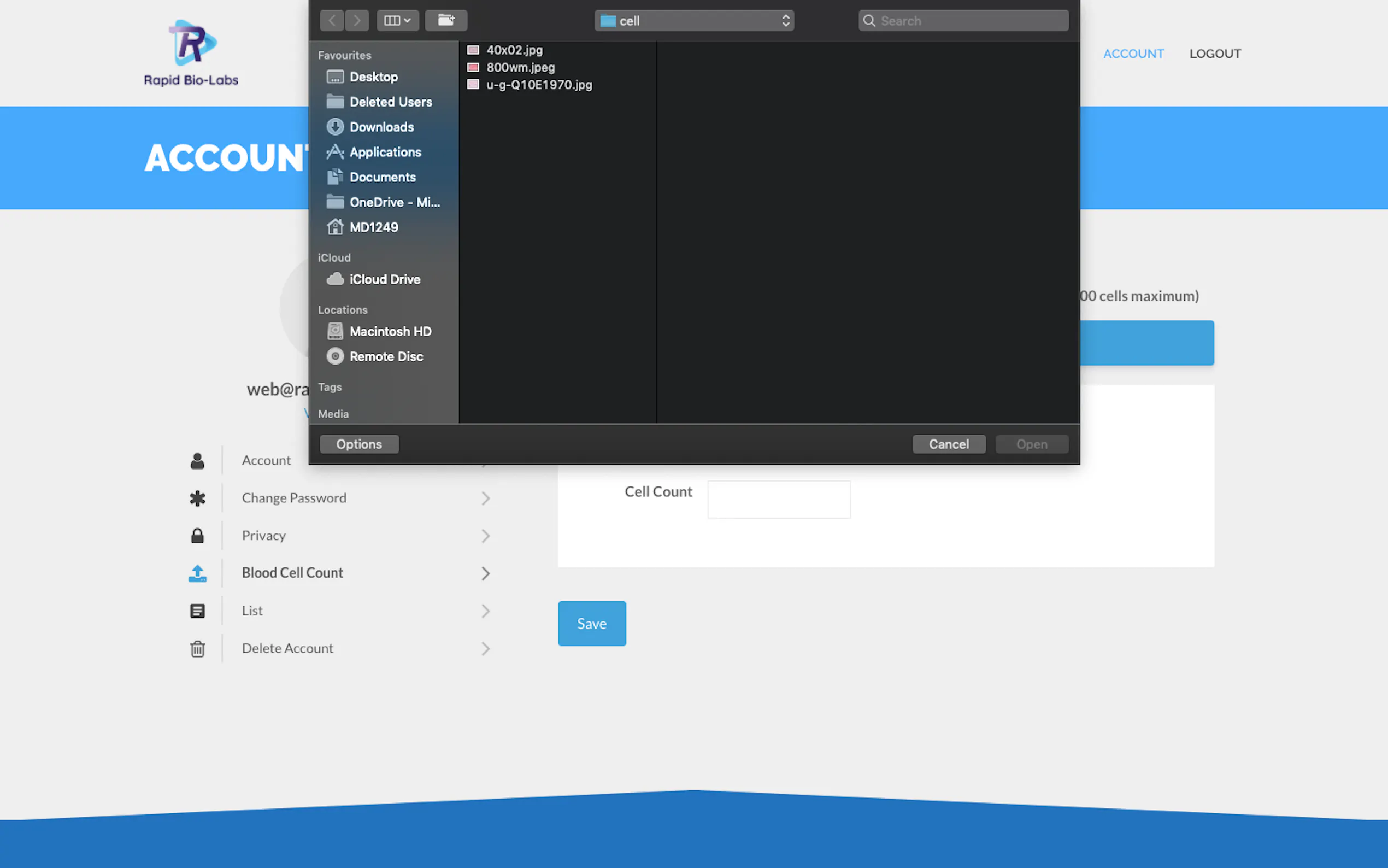 Screenshot 3 of Rapid Bio-Labs