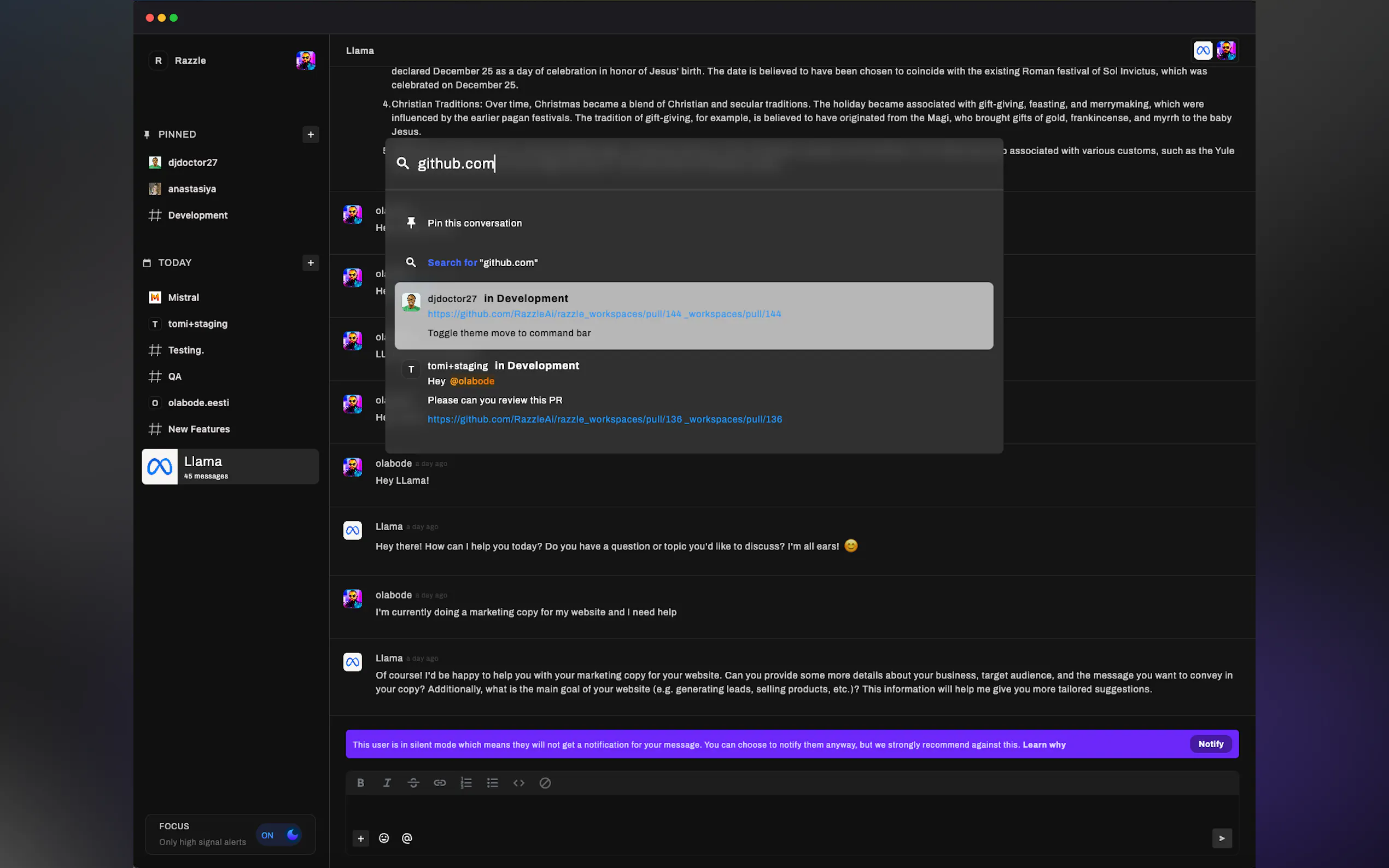 Screenshot 3 of Razzle Workspaces