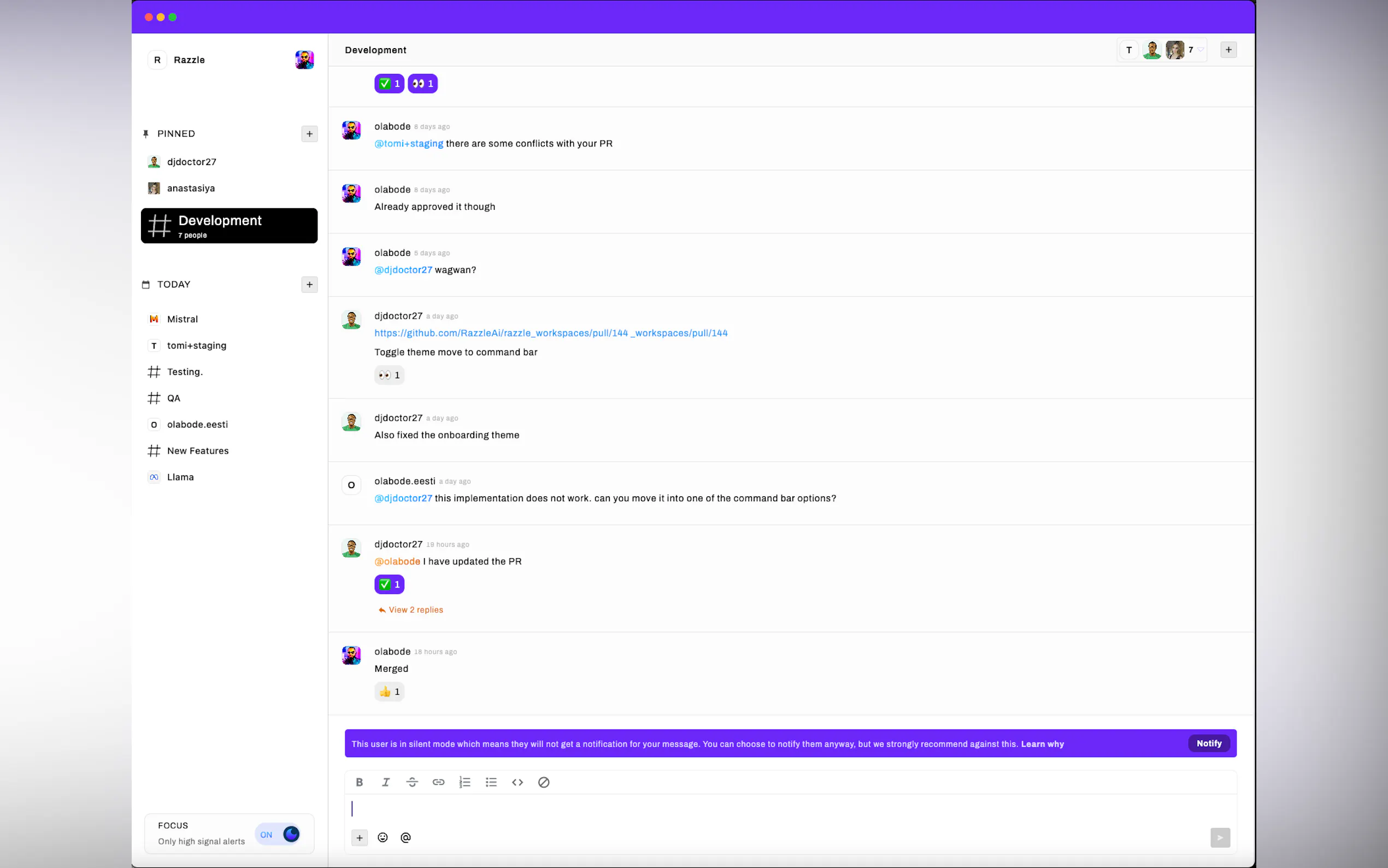 Screenshot 5 of Razzle Workspaces