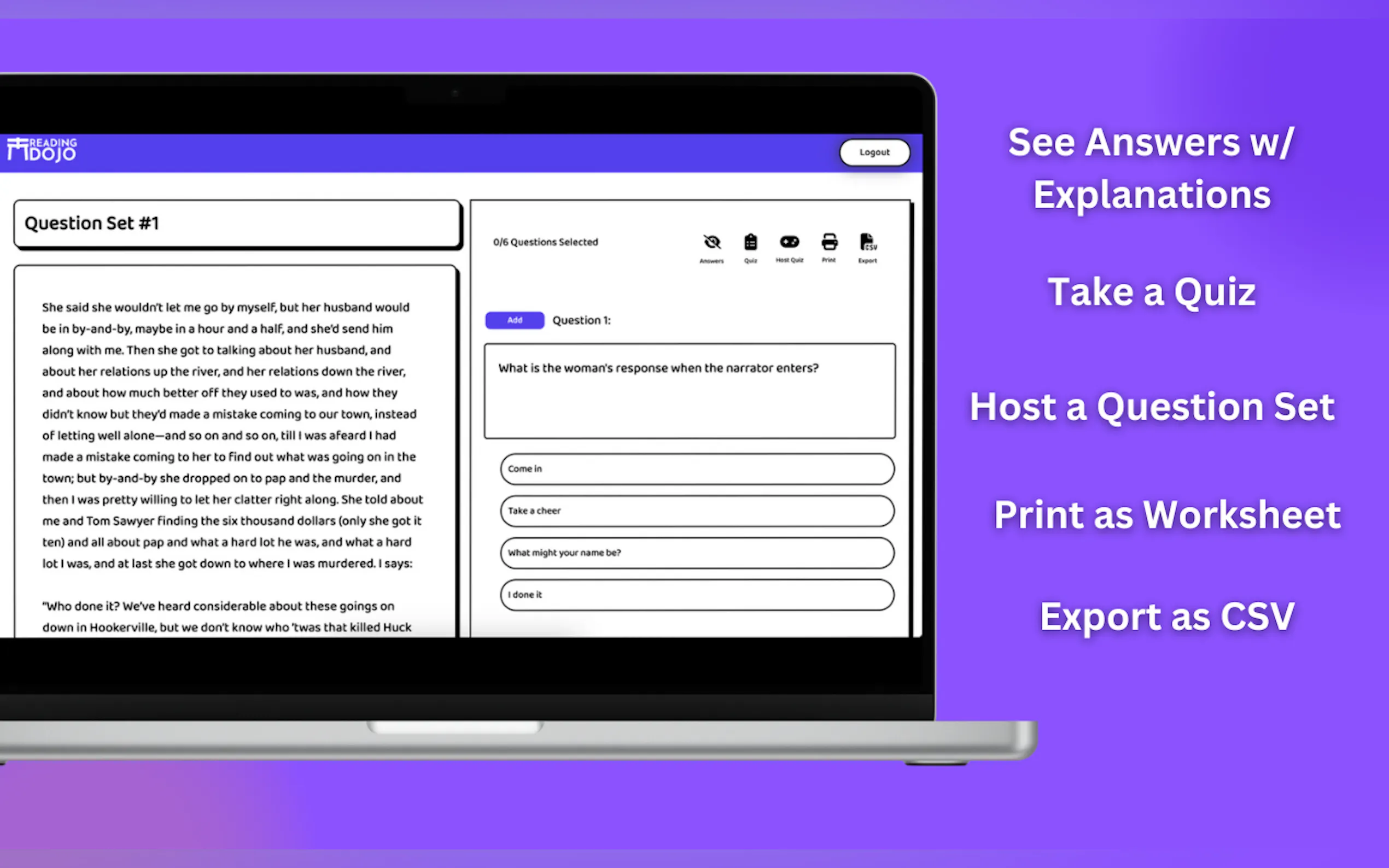 Screenshot 3 of ReadingDojo