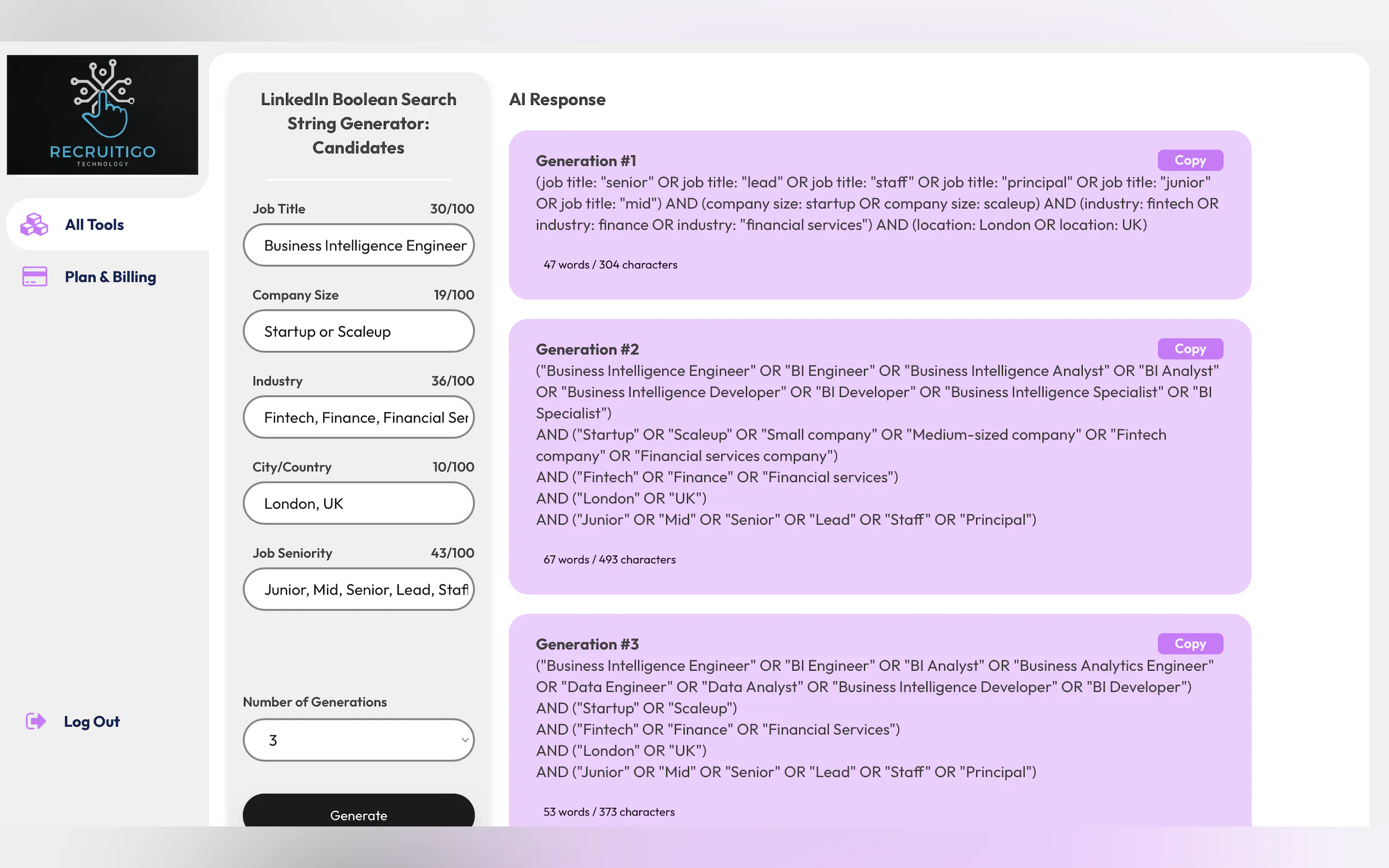 Screenshot 3 of Recruitigo