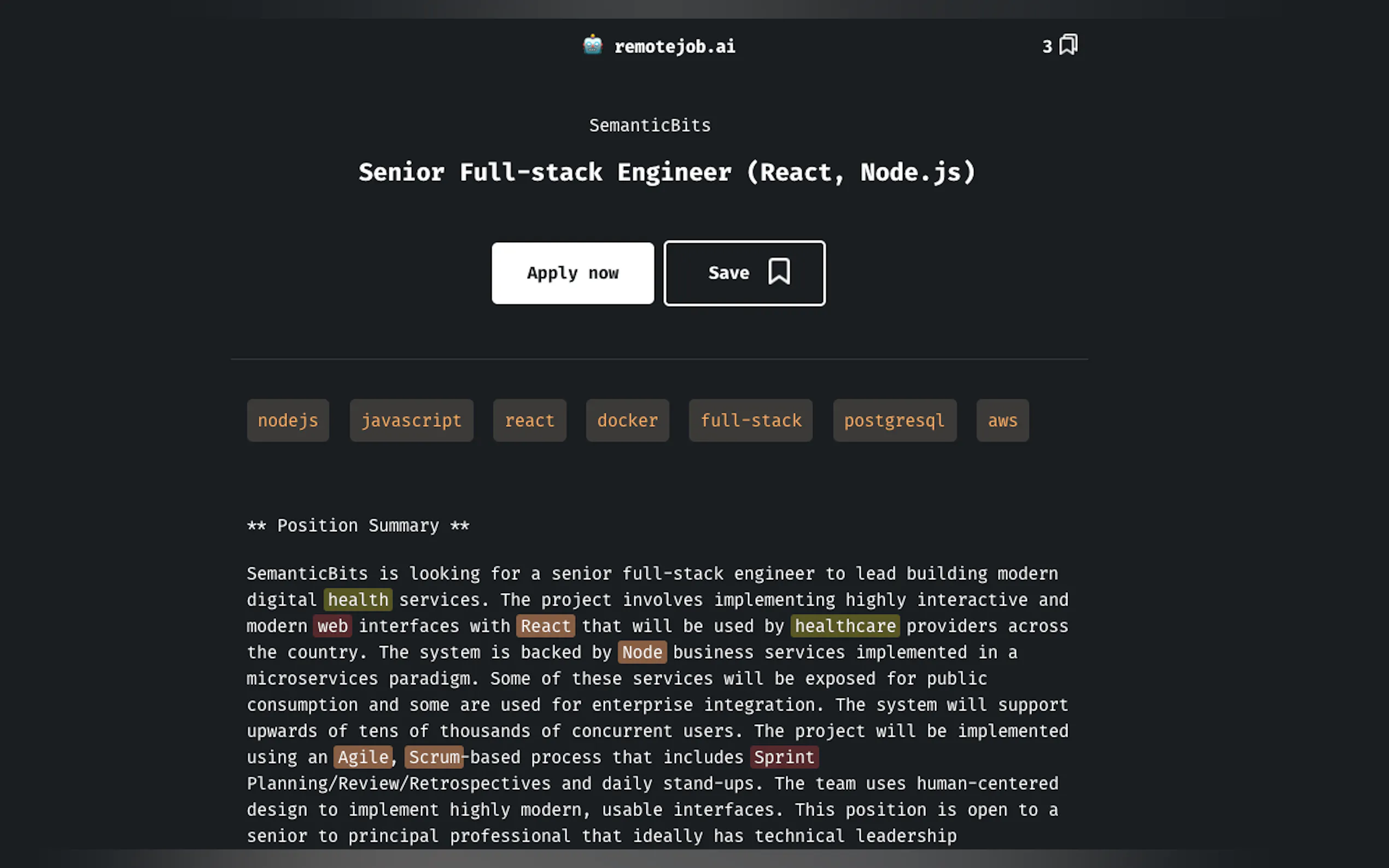 Screenshot 2 of RemoteJob.ai