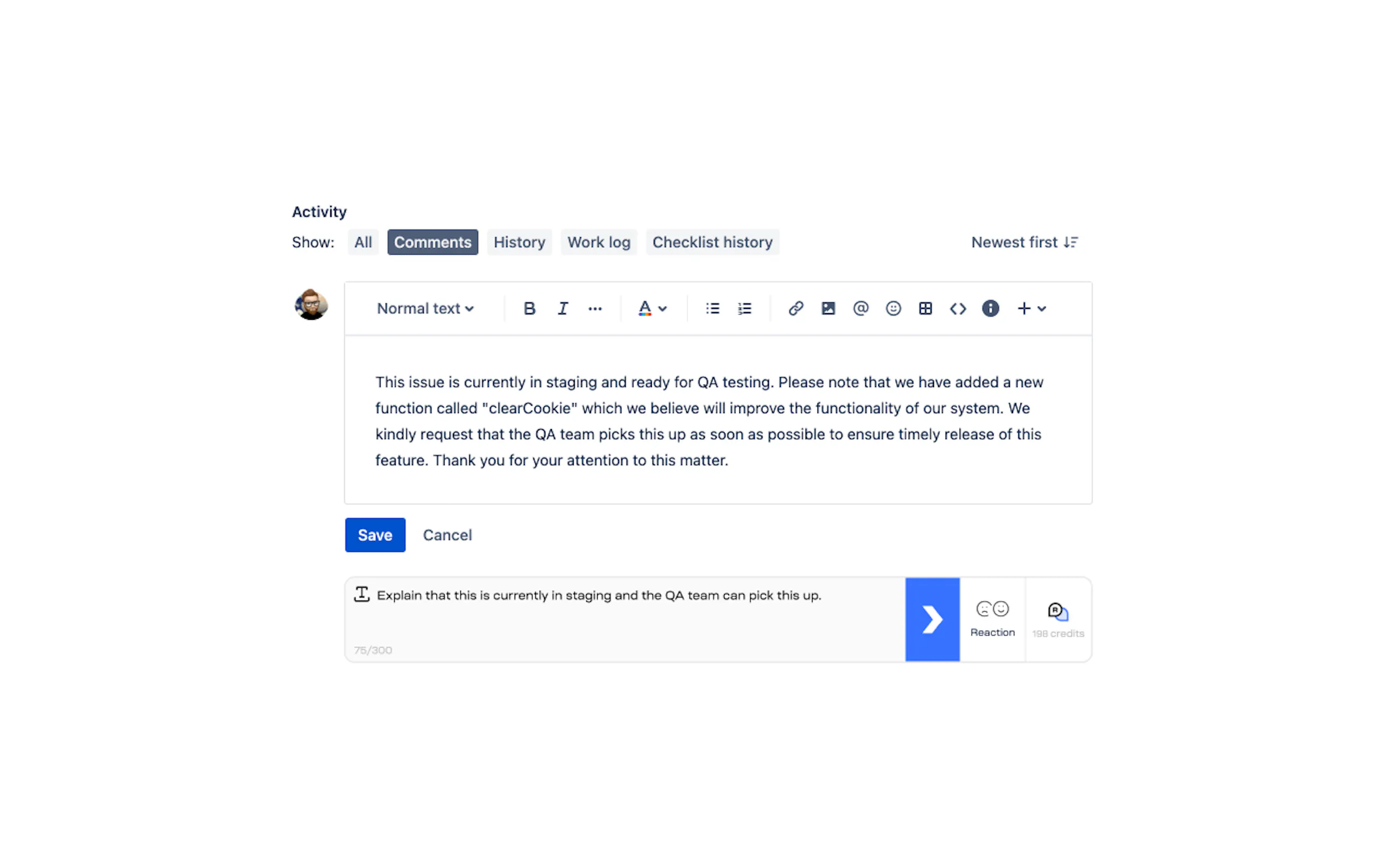 Screenshot 3 of Emails, replies, posts, tweets with AI