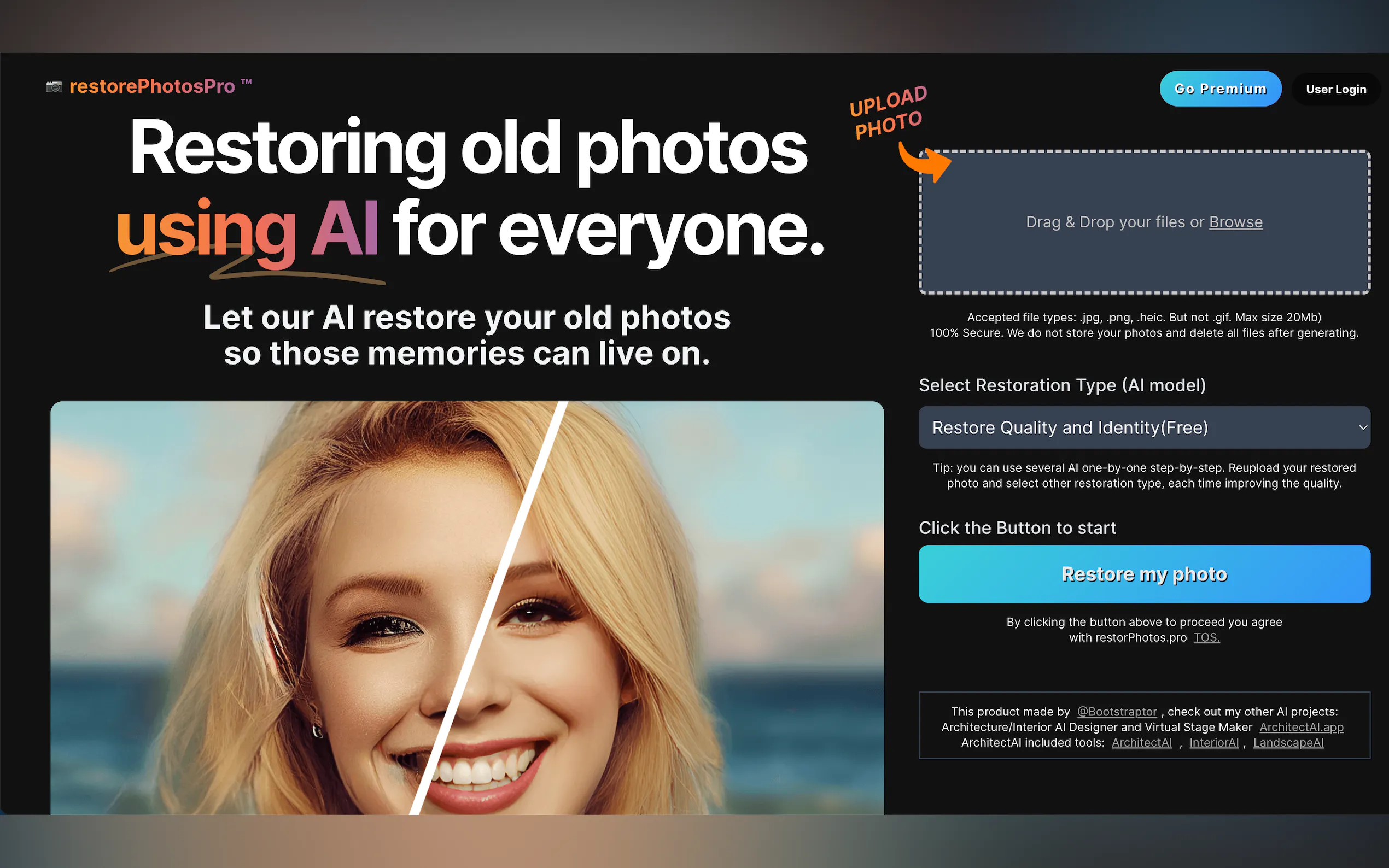 restorePhotos.Pro  AI