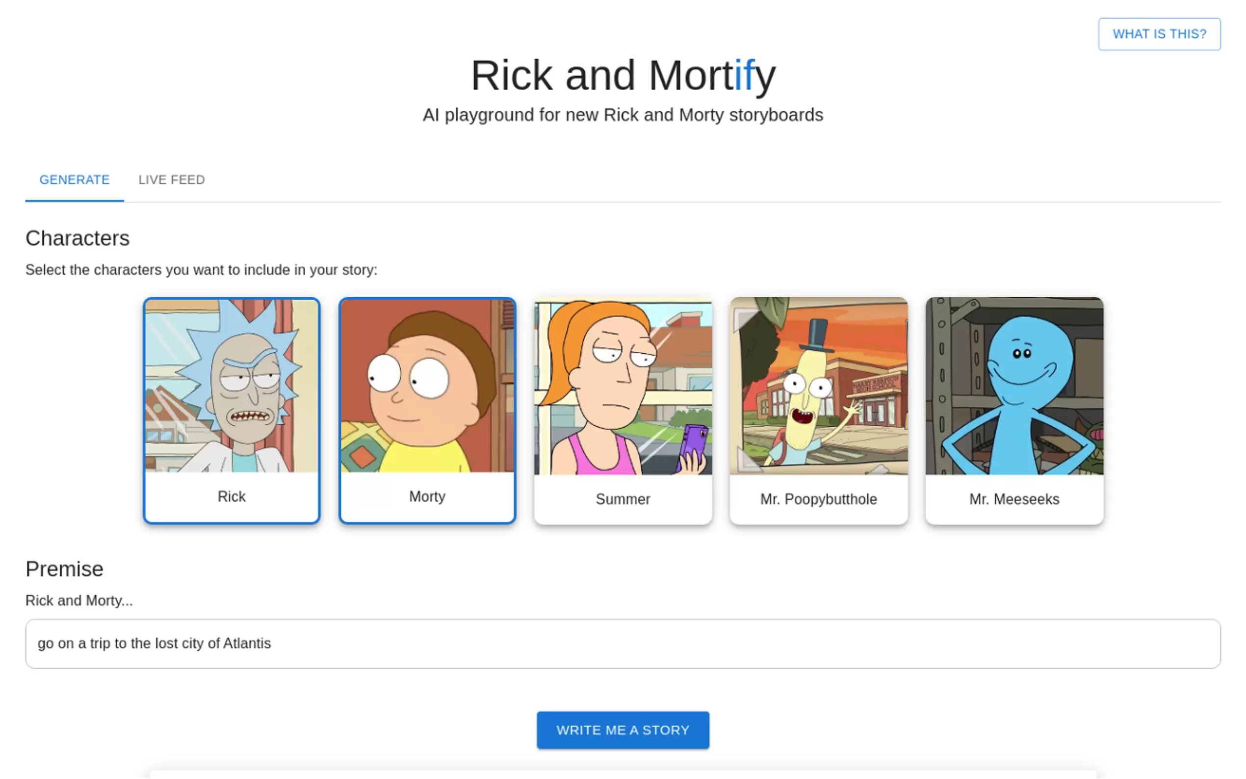 Rick and Mortify