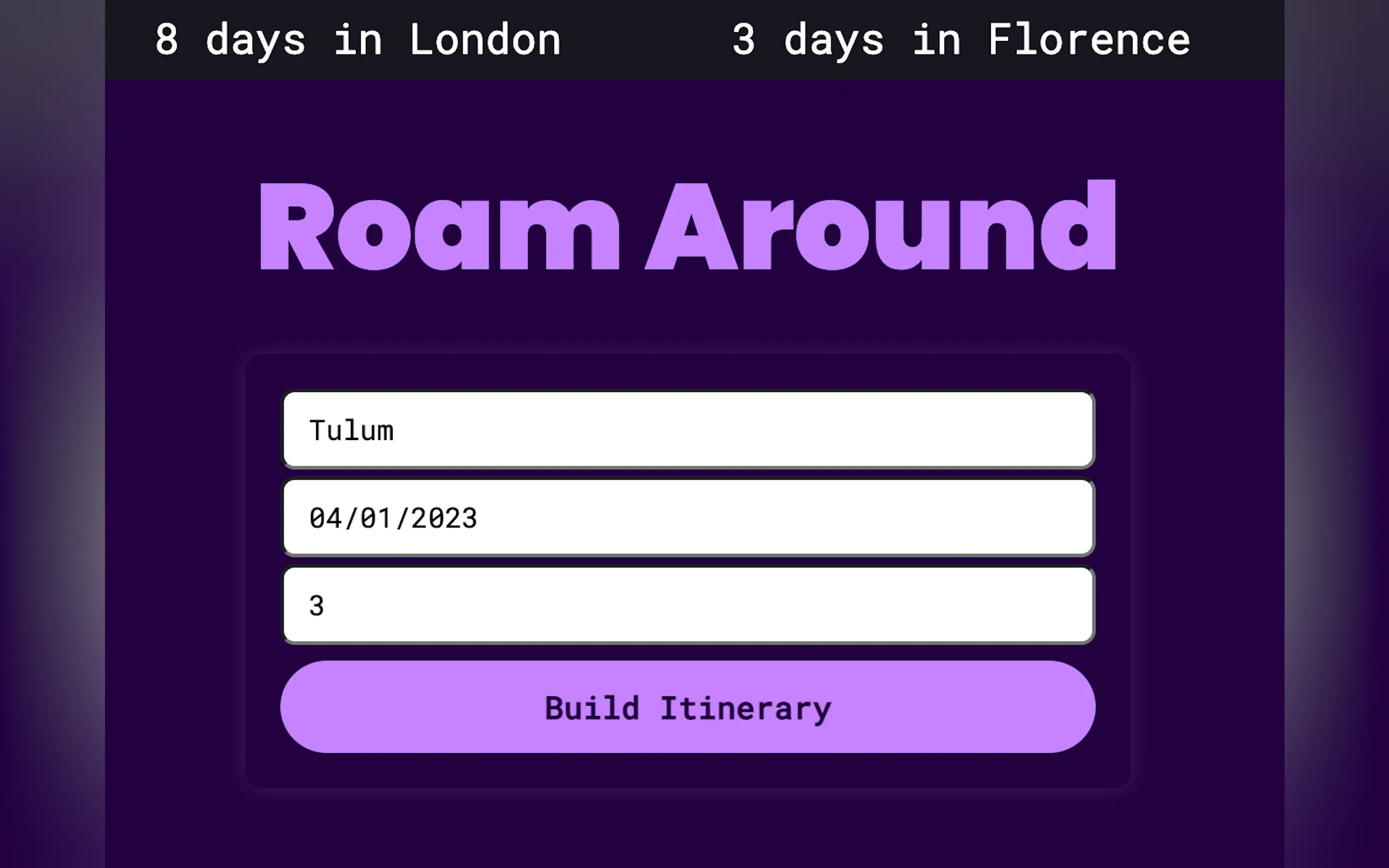 RoamAround.io, ChatGPT travel planner