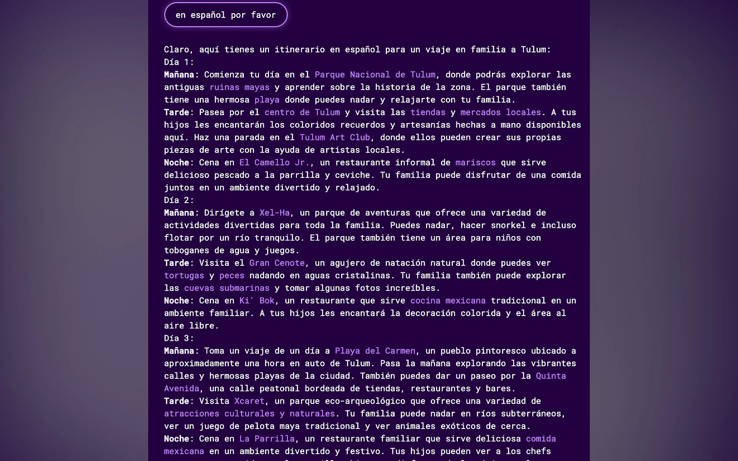 Screenshot 3 of RoamAround.io, ChatGPT travel planner