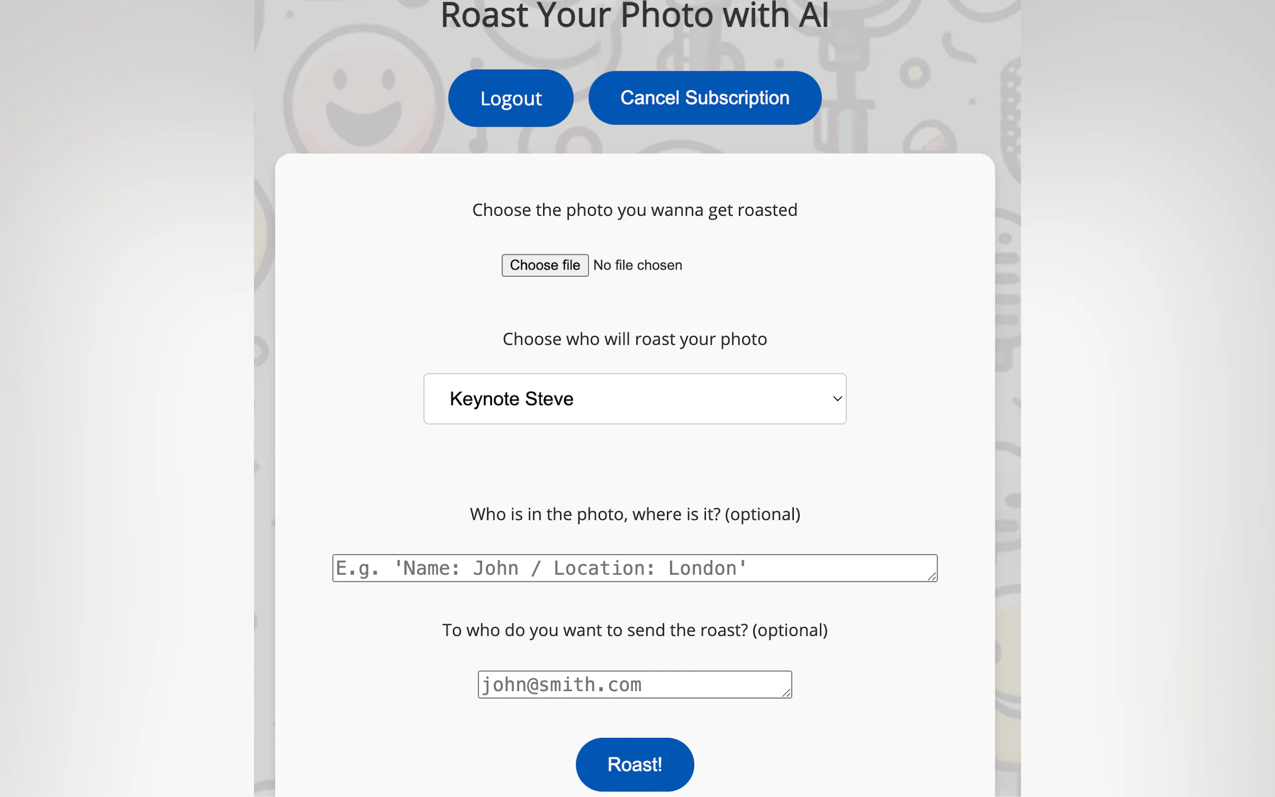 Screenshot 2 of Roast My Photo