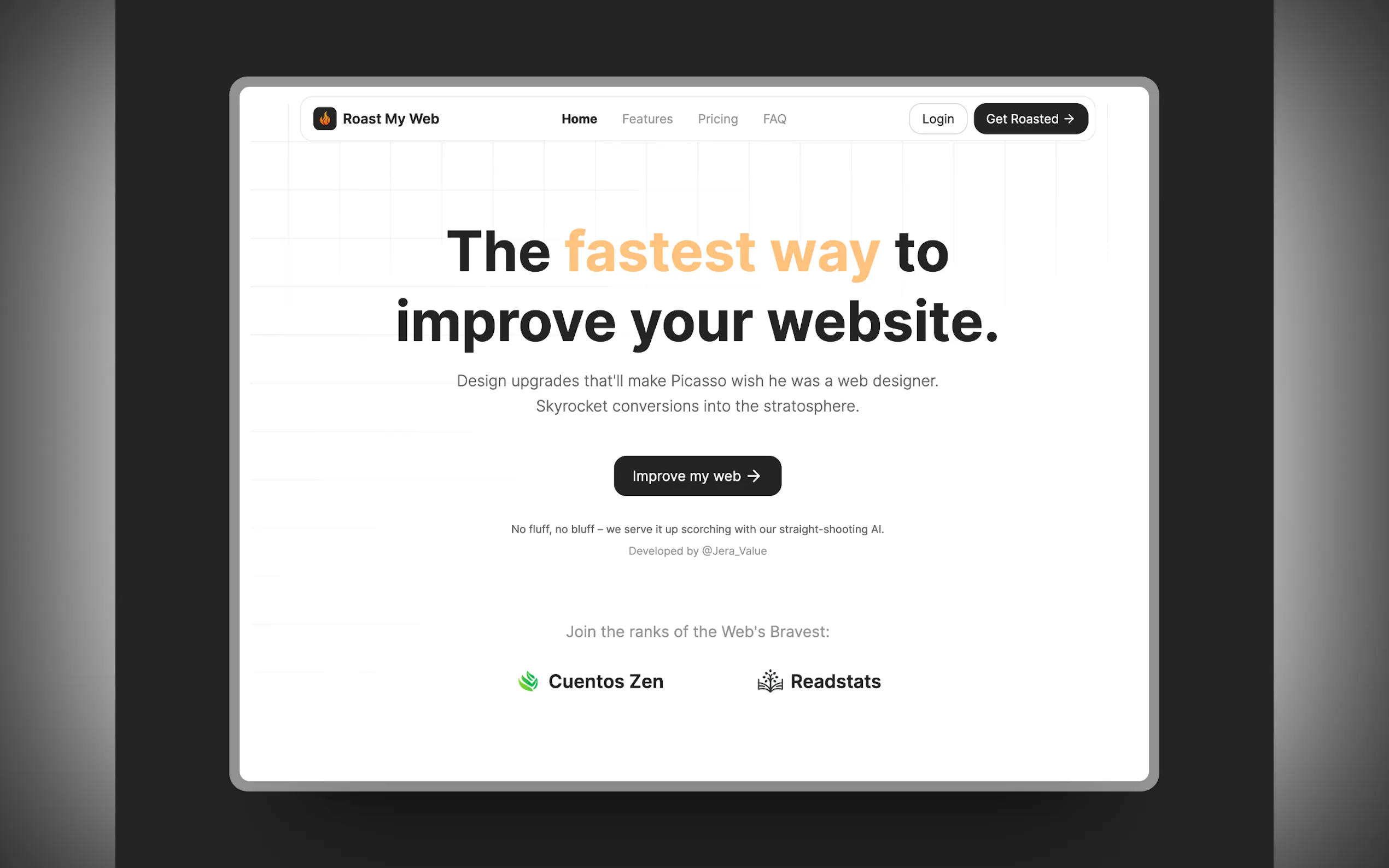 Roast My Web