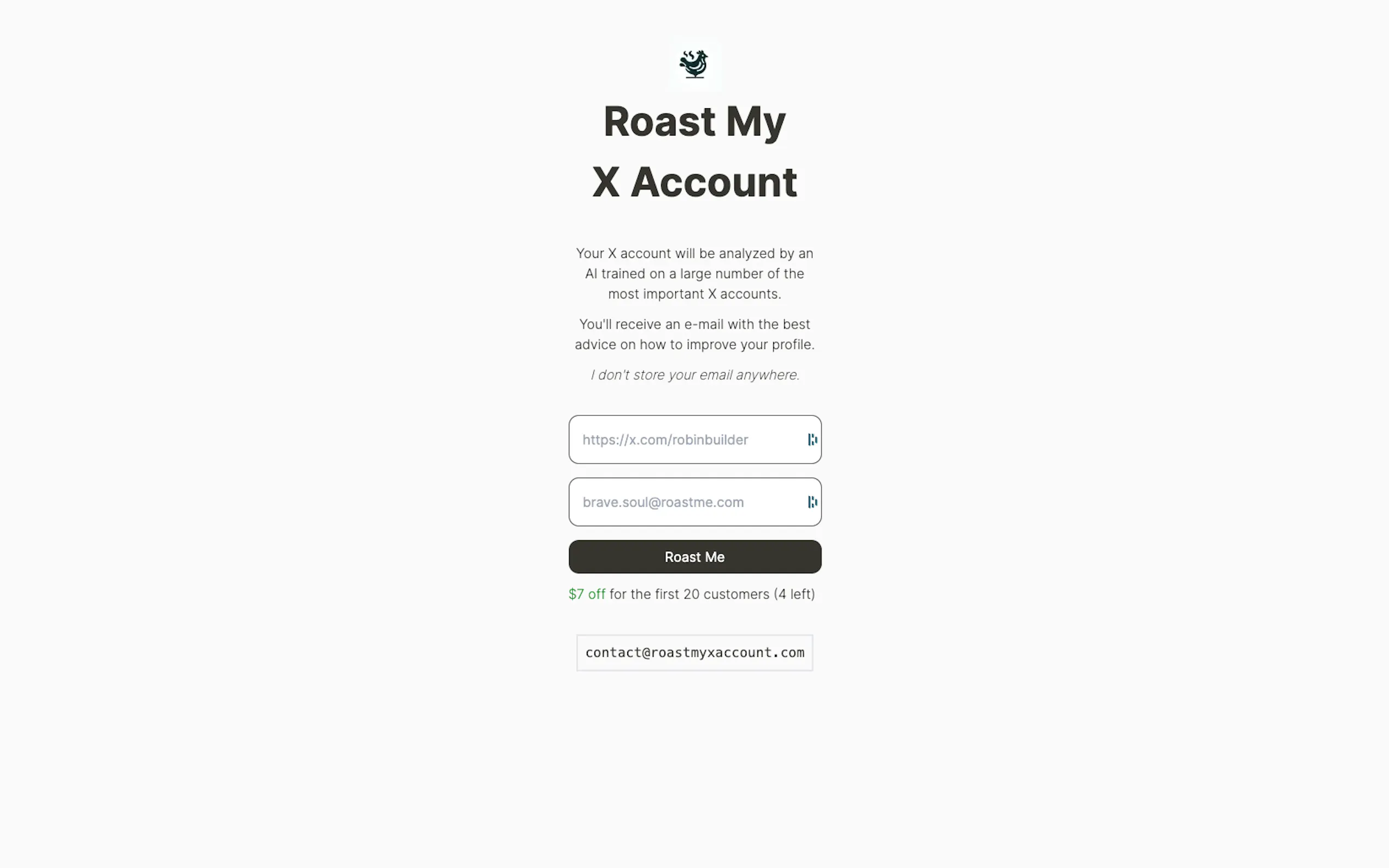 Screenshot 2 of Roast My X Account
