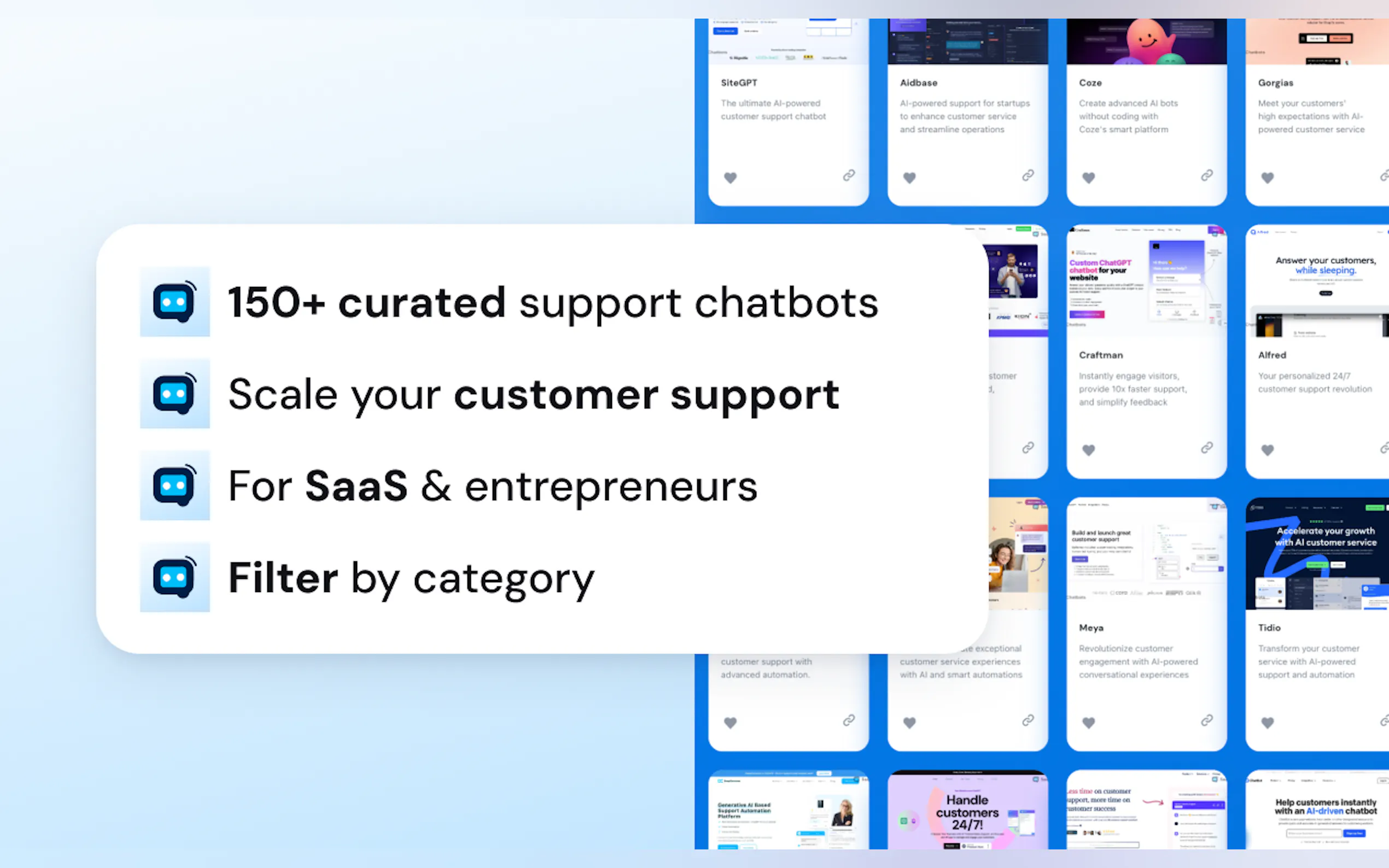 Screenshot 2 of SaaS Chatbots