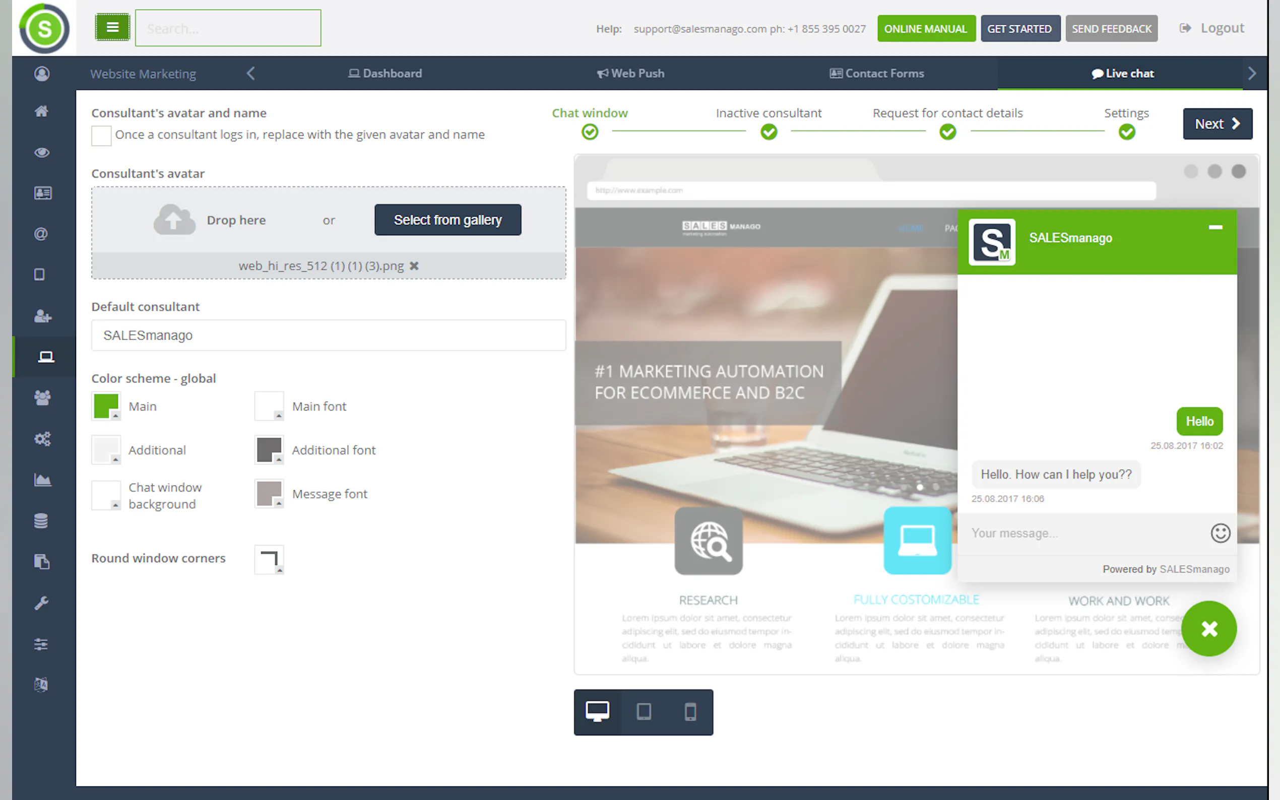 Screenshot 2 of SALESmanago