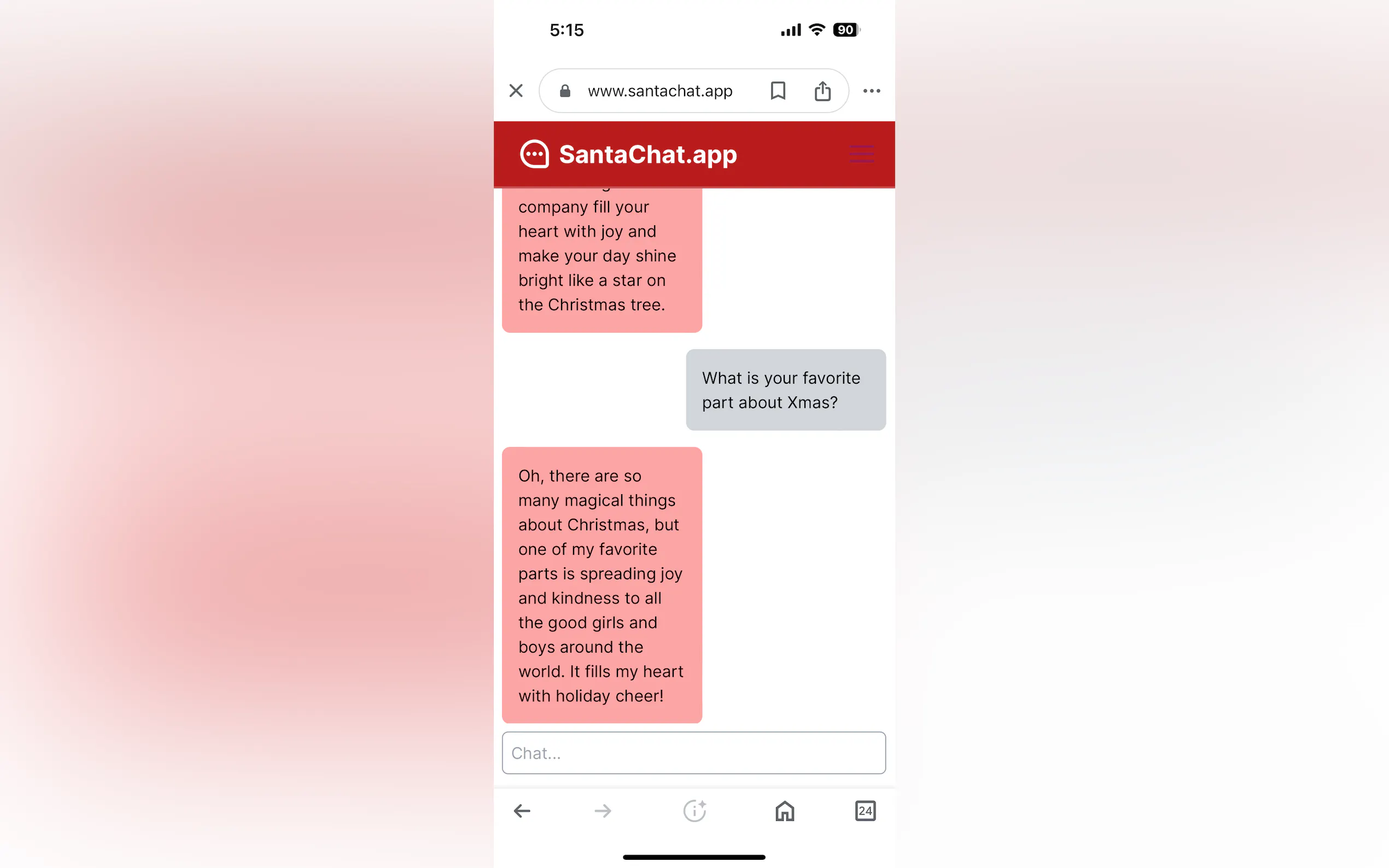 Santa Chat