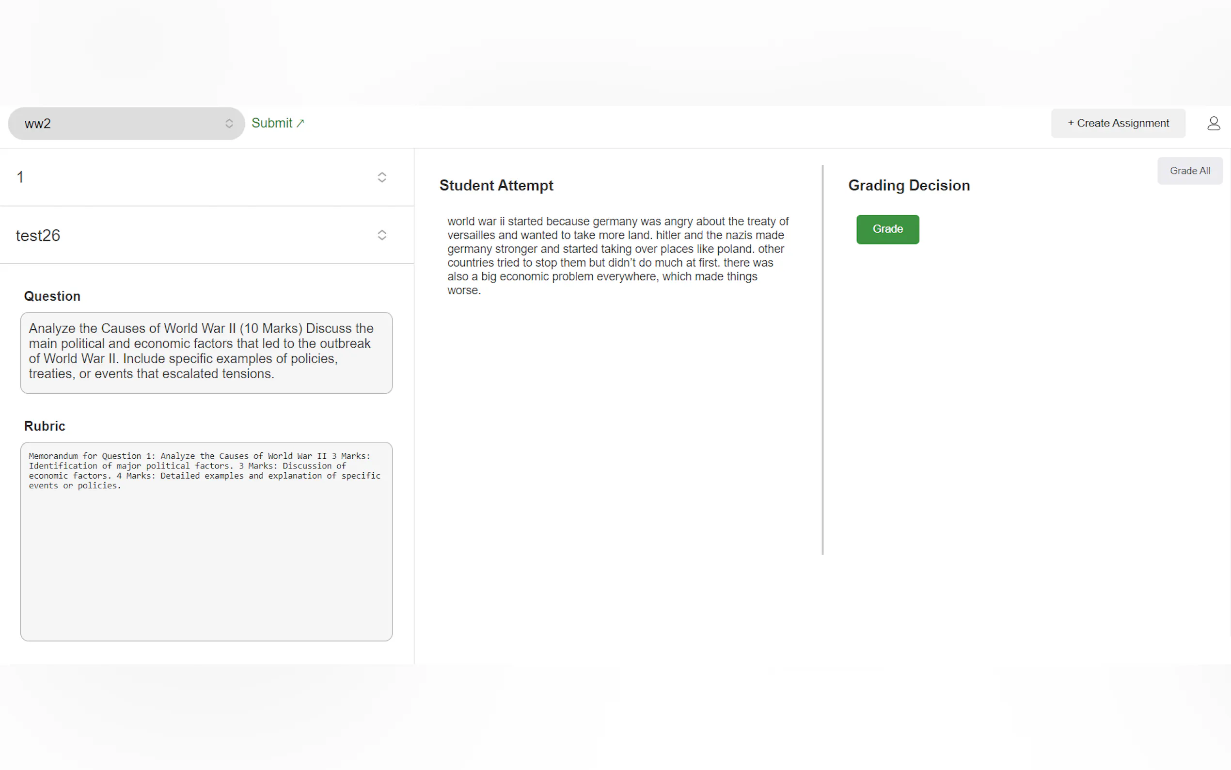Screenshot 4 of Seneca - Your AI Grading Assistant
