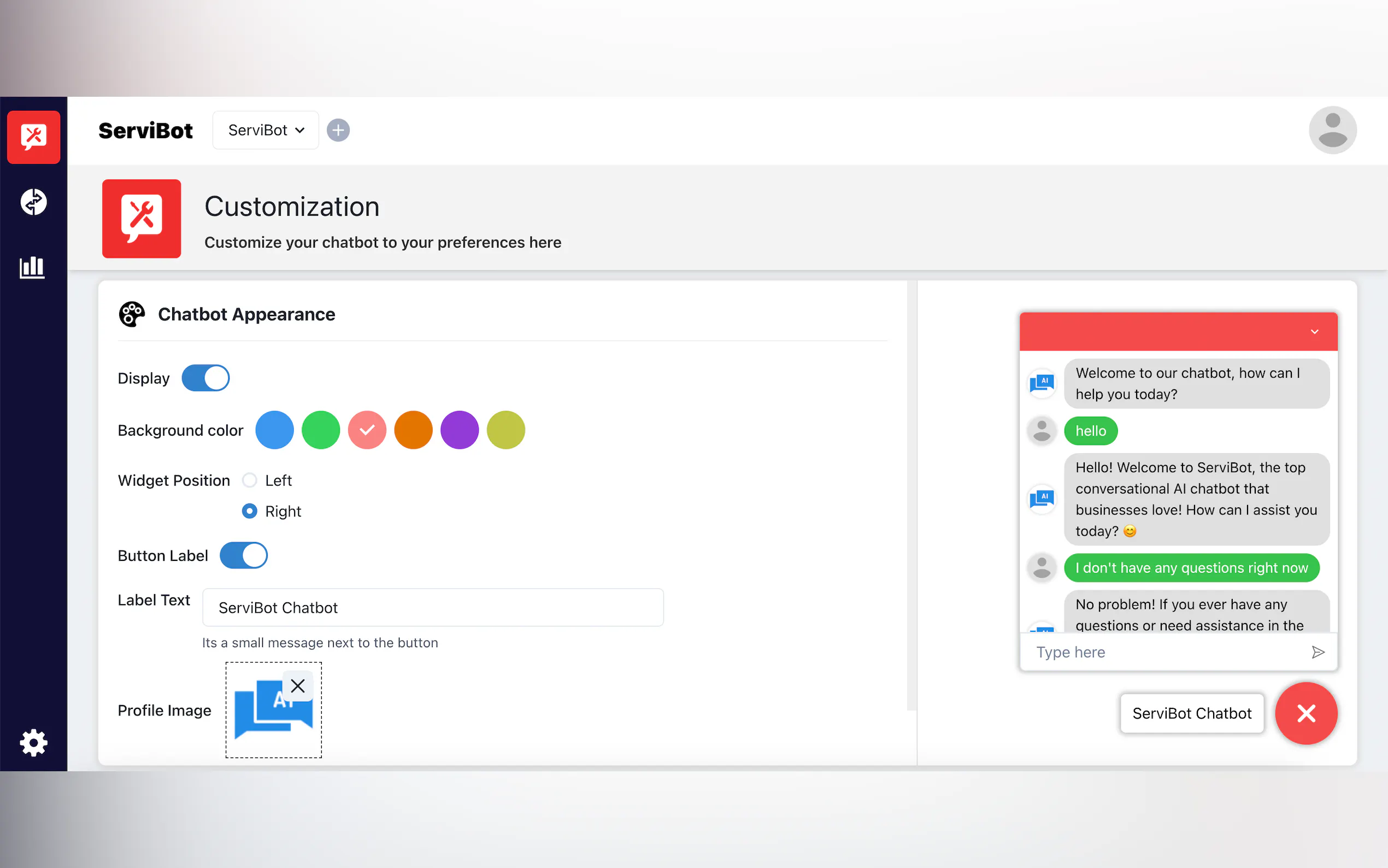Screenshot 3 of ServiBot