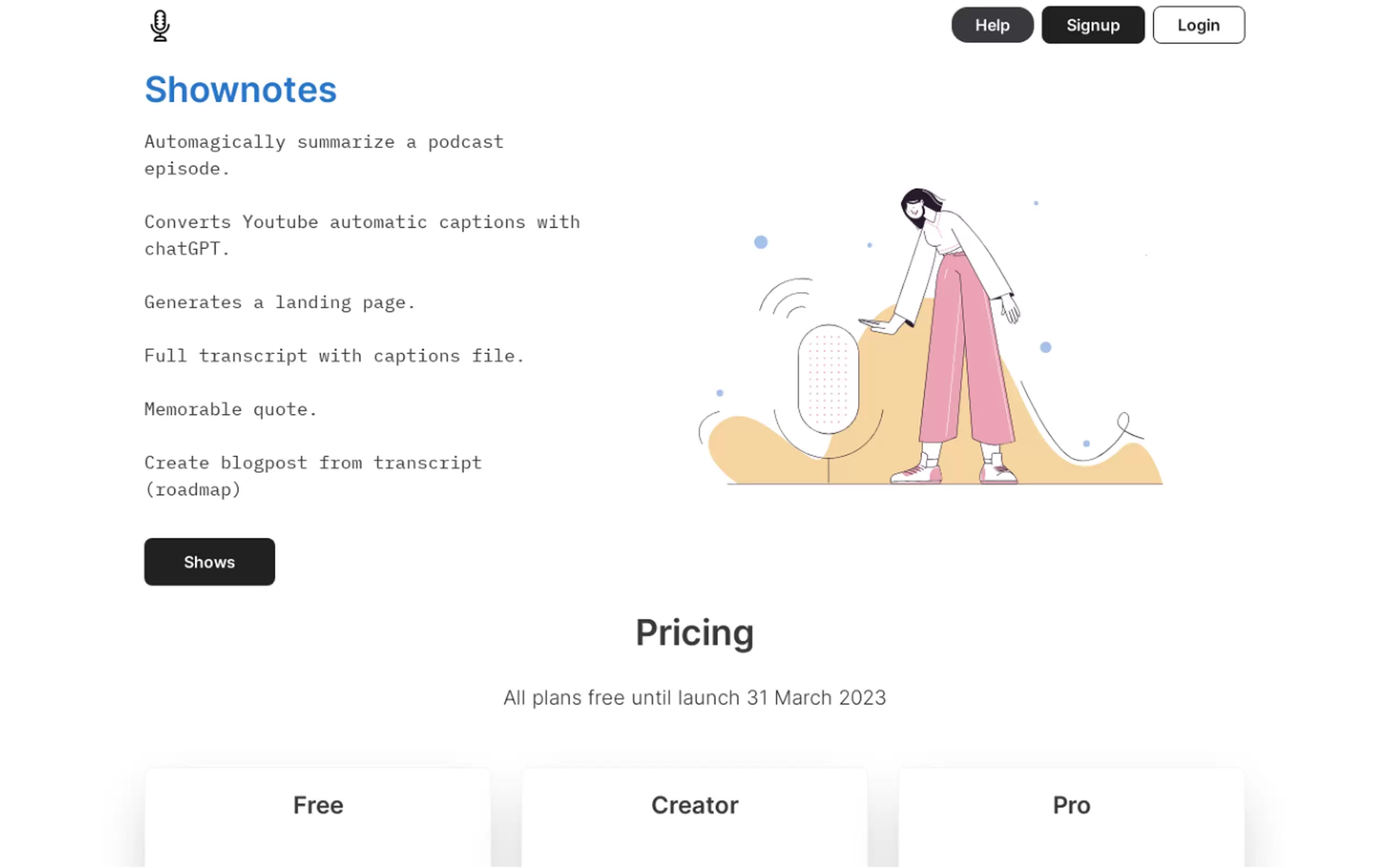 Shownotes