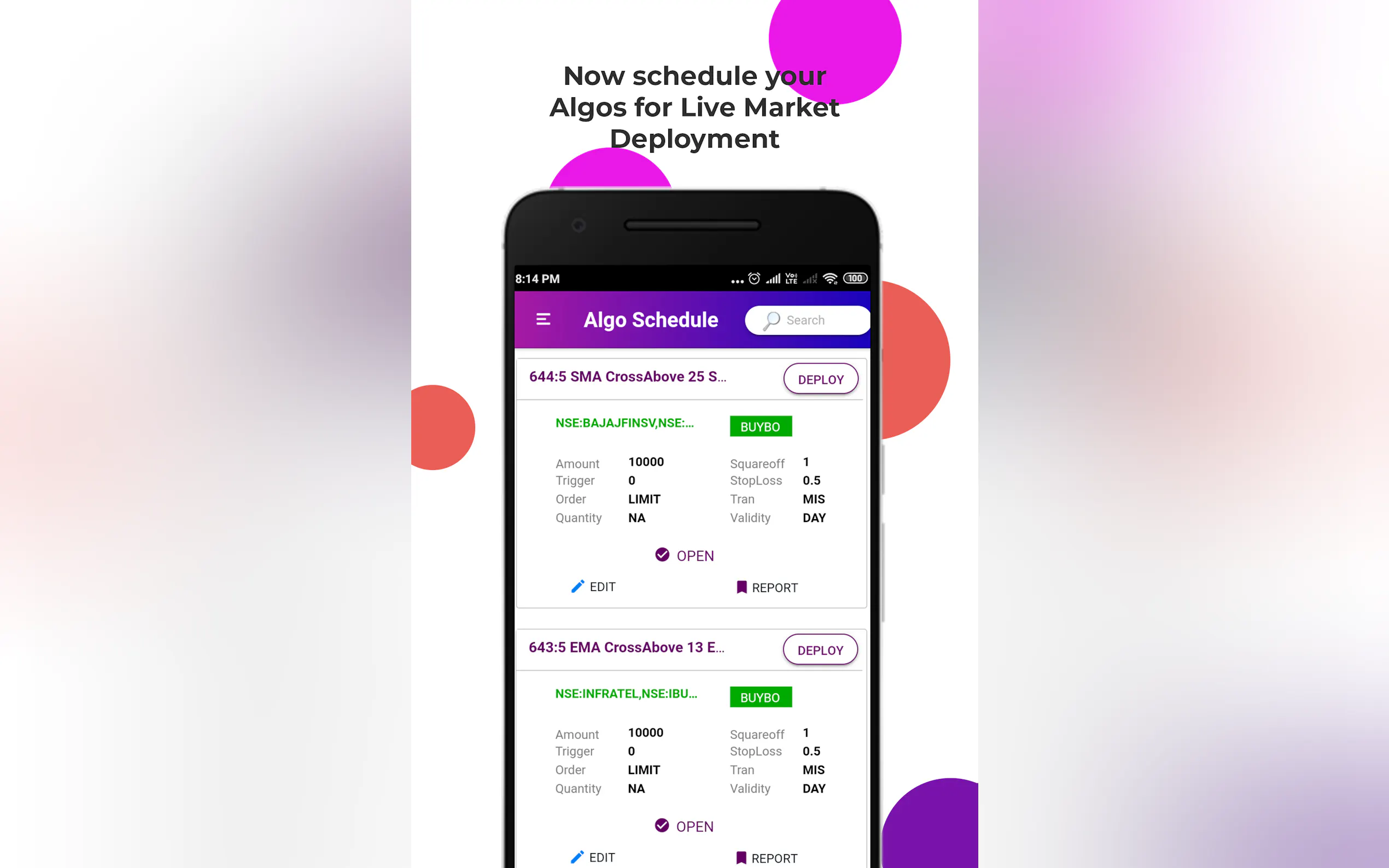 Screenshot 6 of Sianglab an Algotrading and AI platform