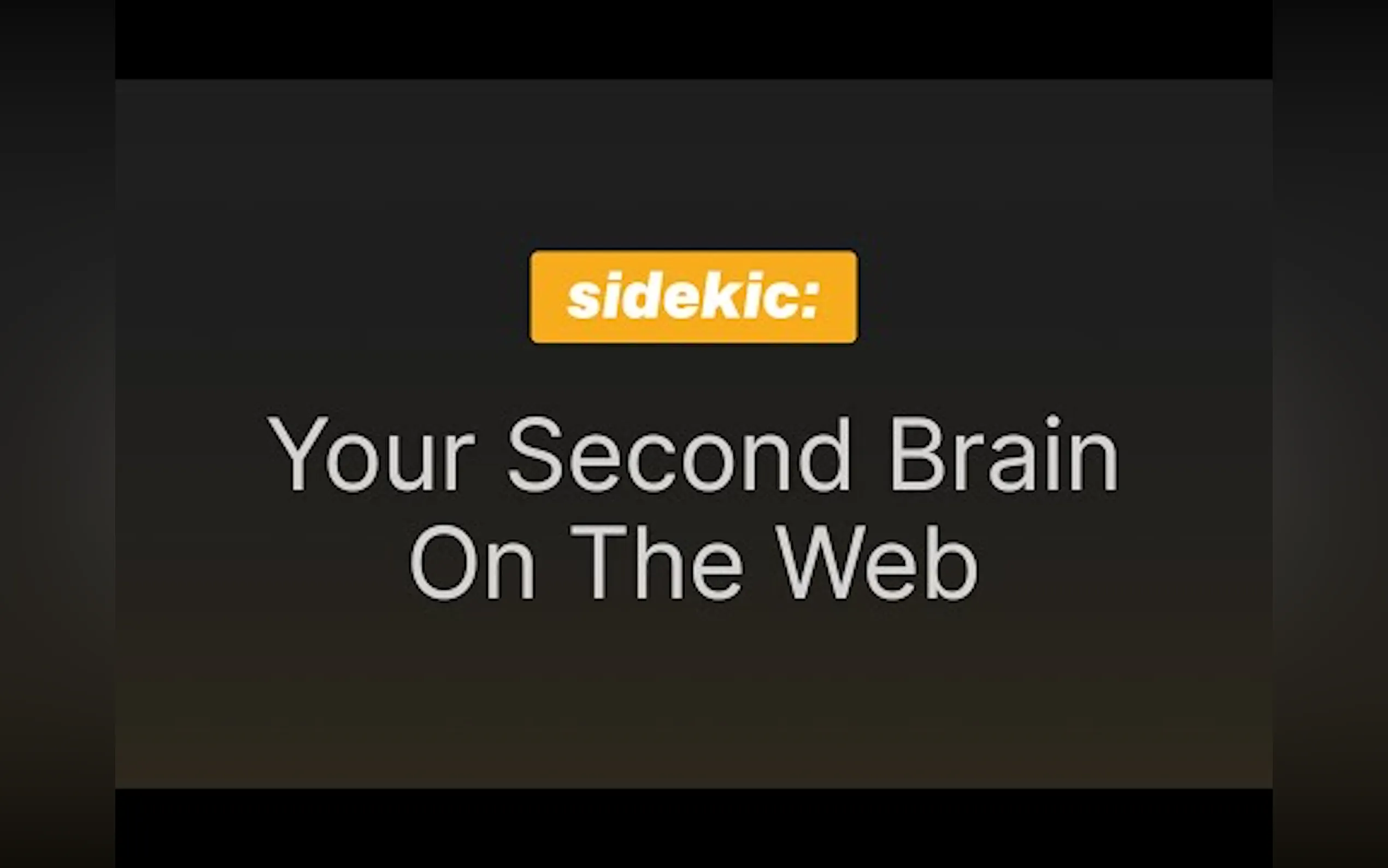 Sidekic: Smart Bookmarks + ChatGPT