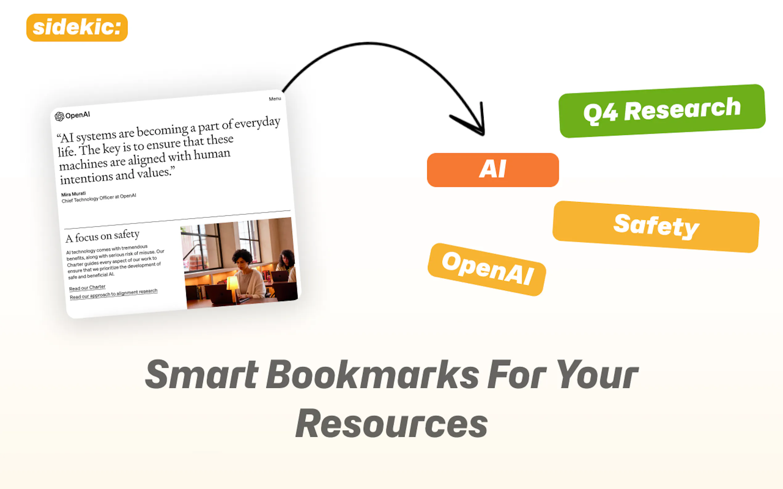 Screenshot 2 of Sidekic: Smart Bookmarks + ChatGPT