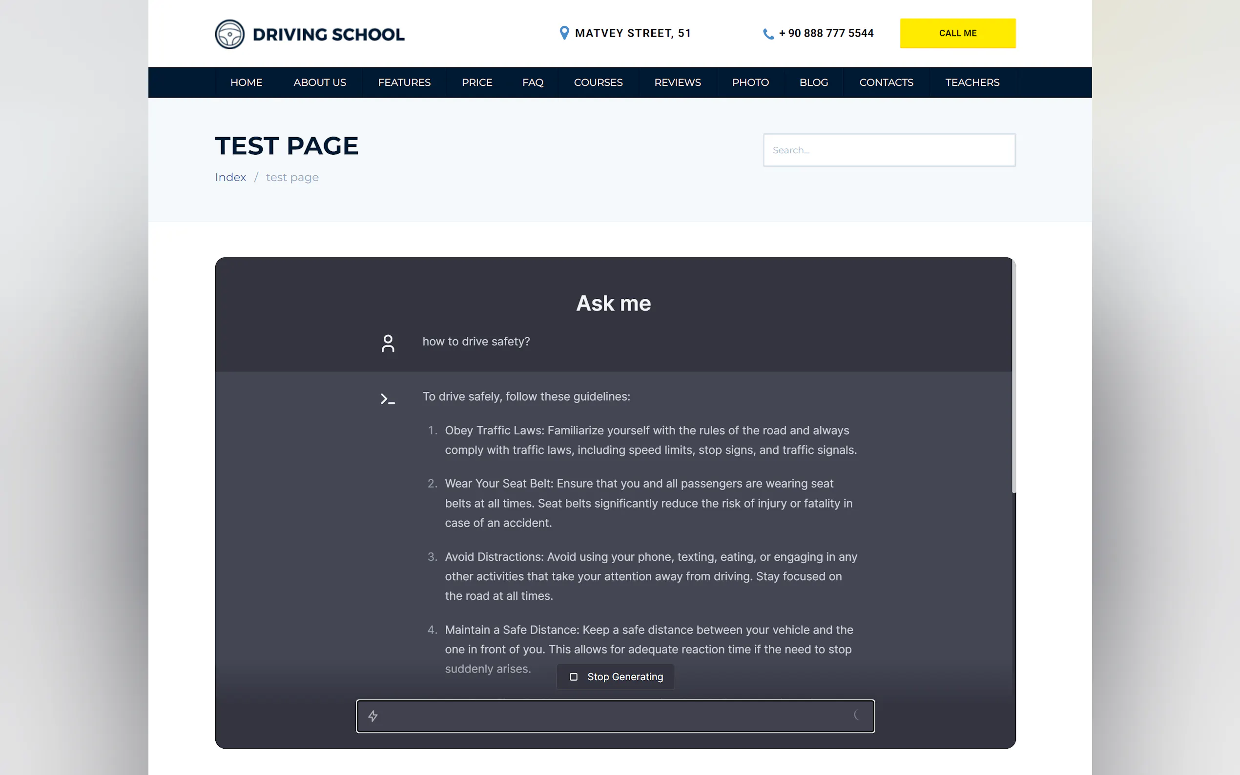Screenshot 4 of Simple embed chatgpt to website