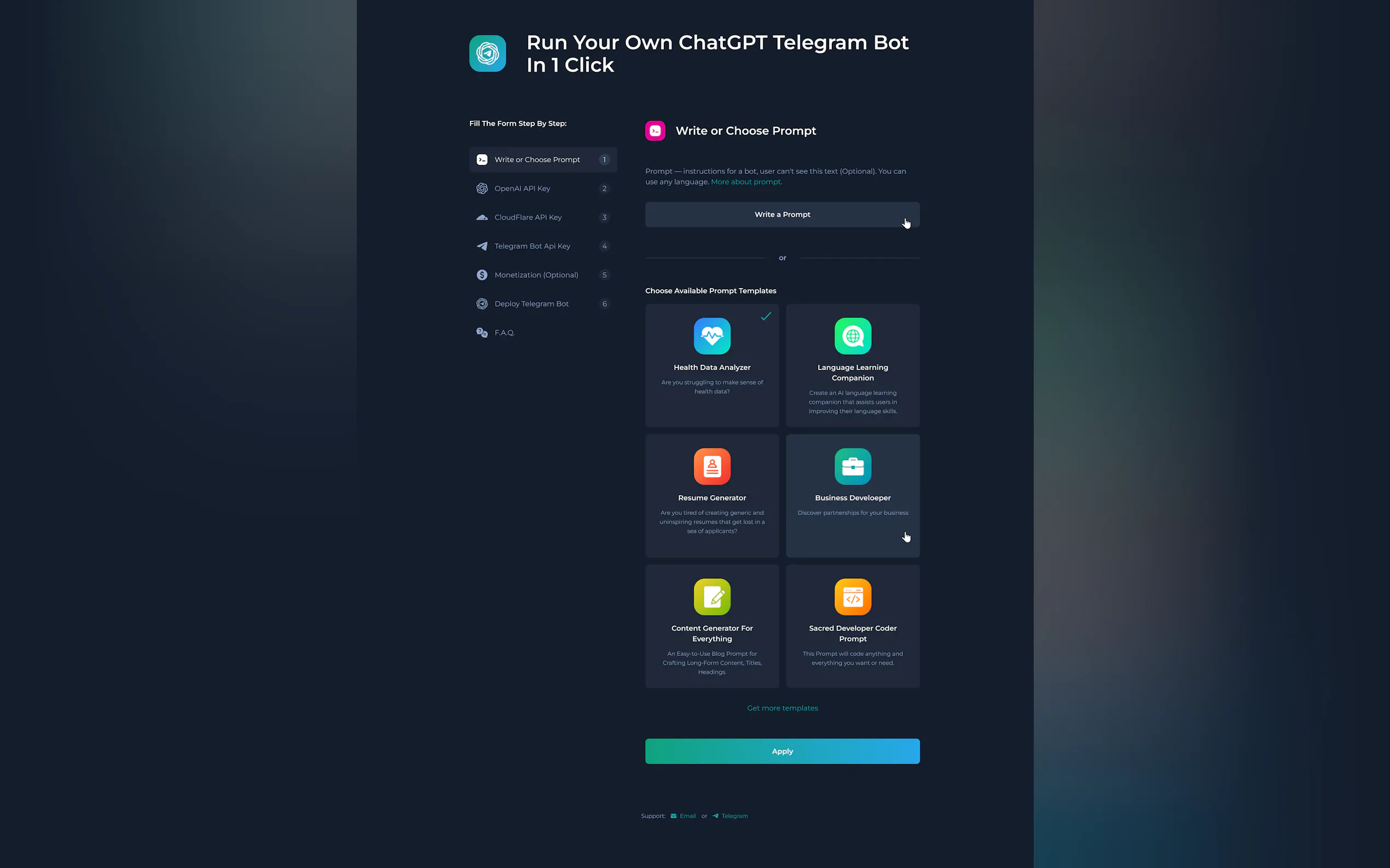 Screenshot 7 of Simple embed chatgpt to website