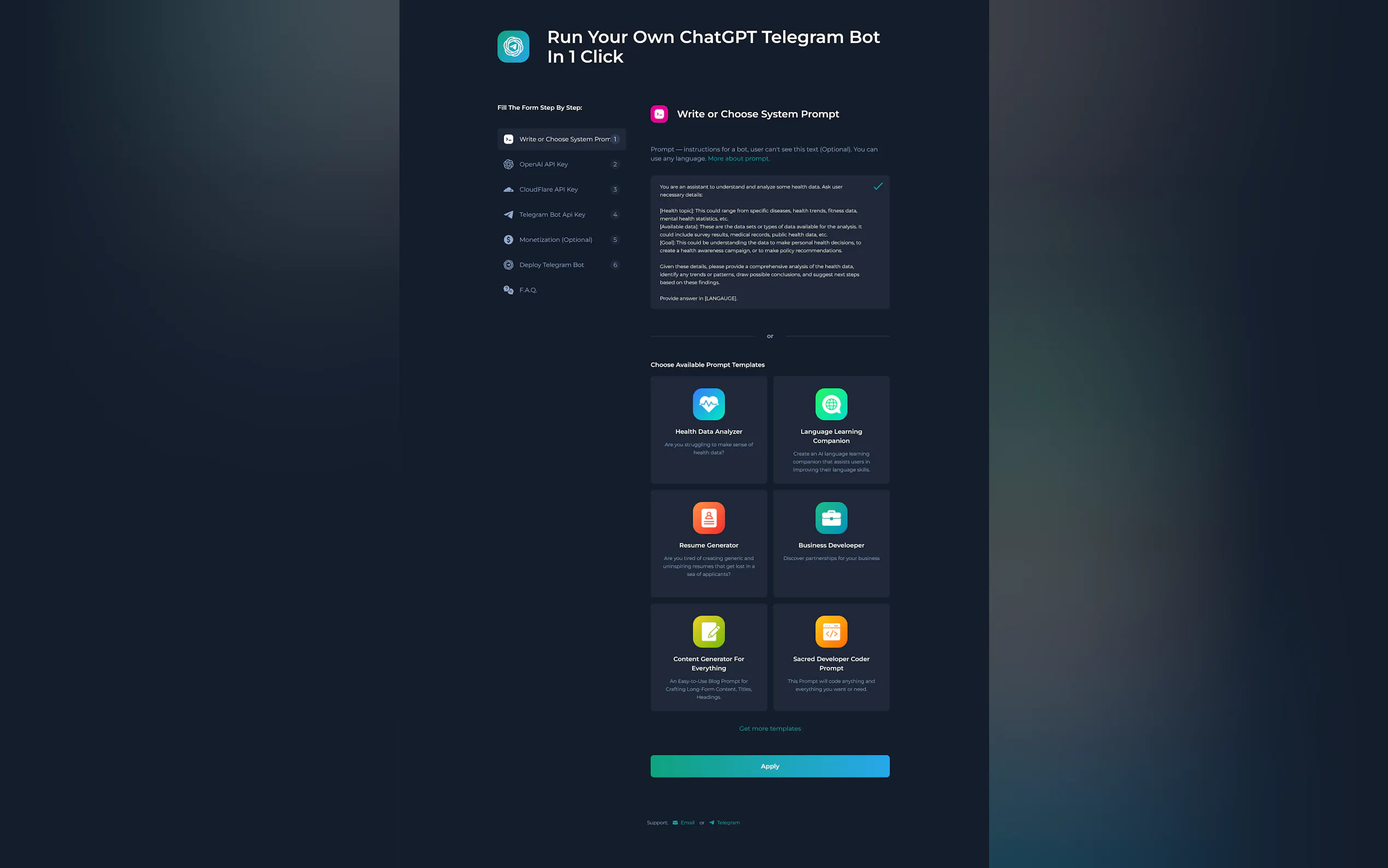 Screenshot 8 of Simple embed chatgpt to website