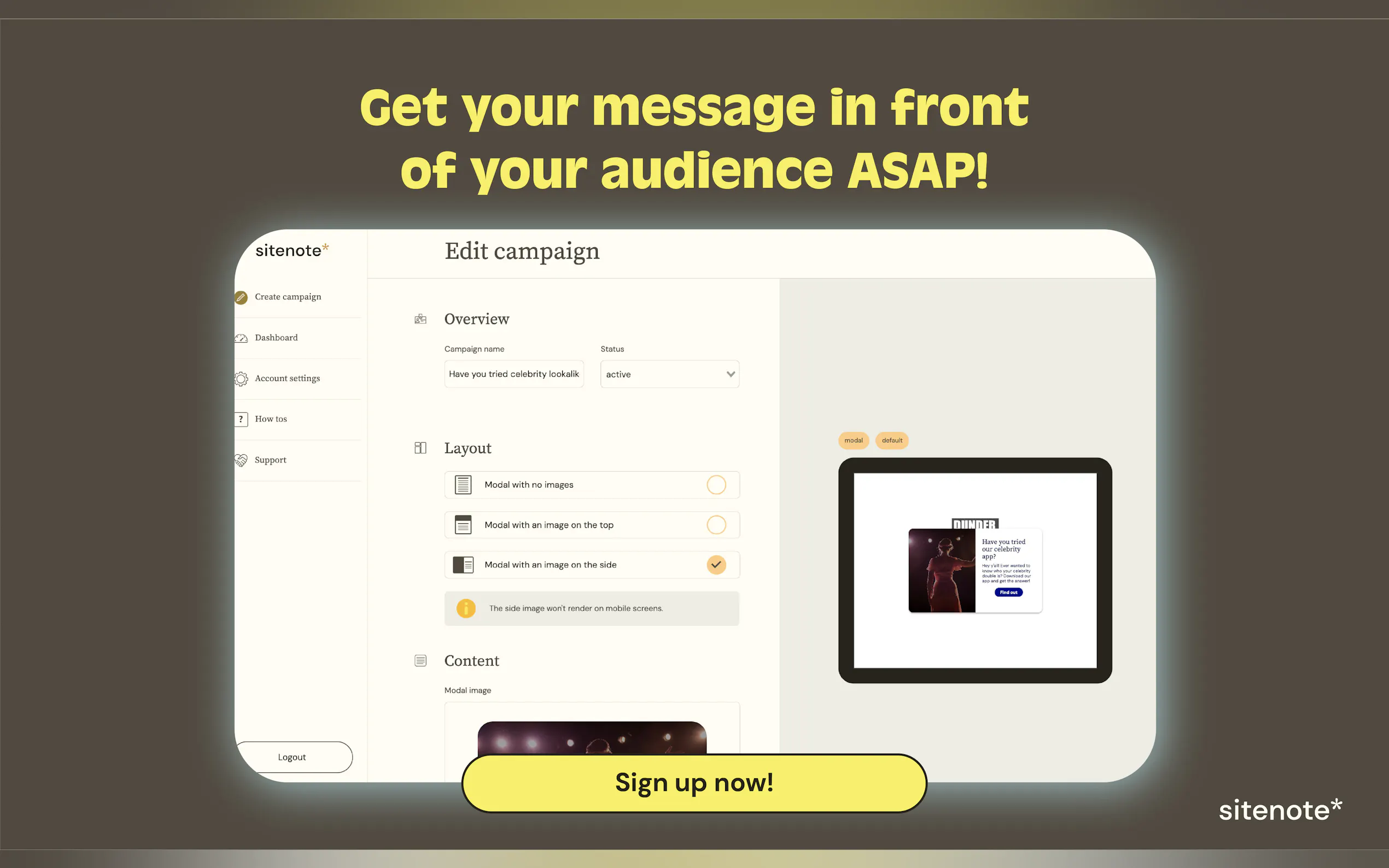 Screenshot 3 of sitenote