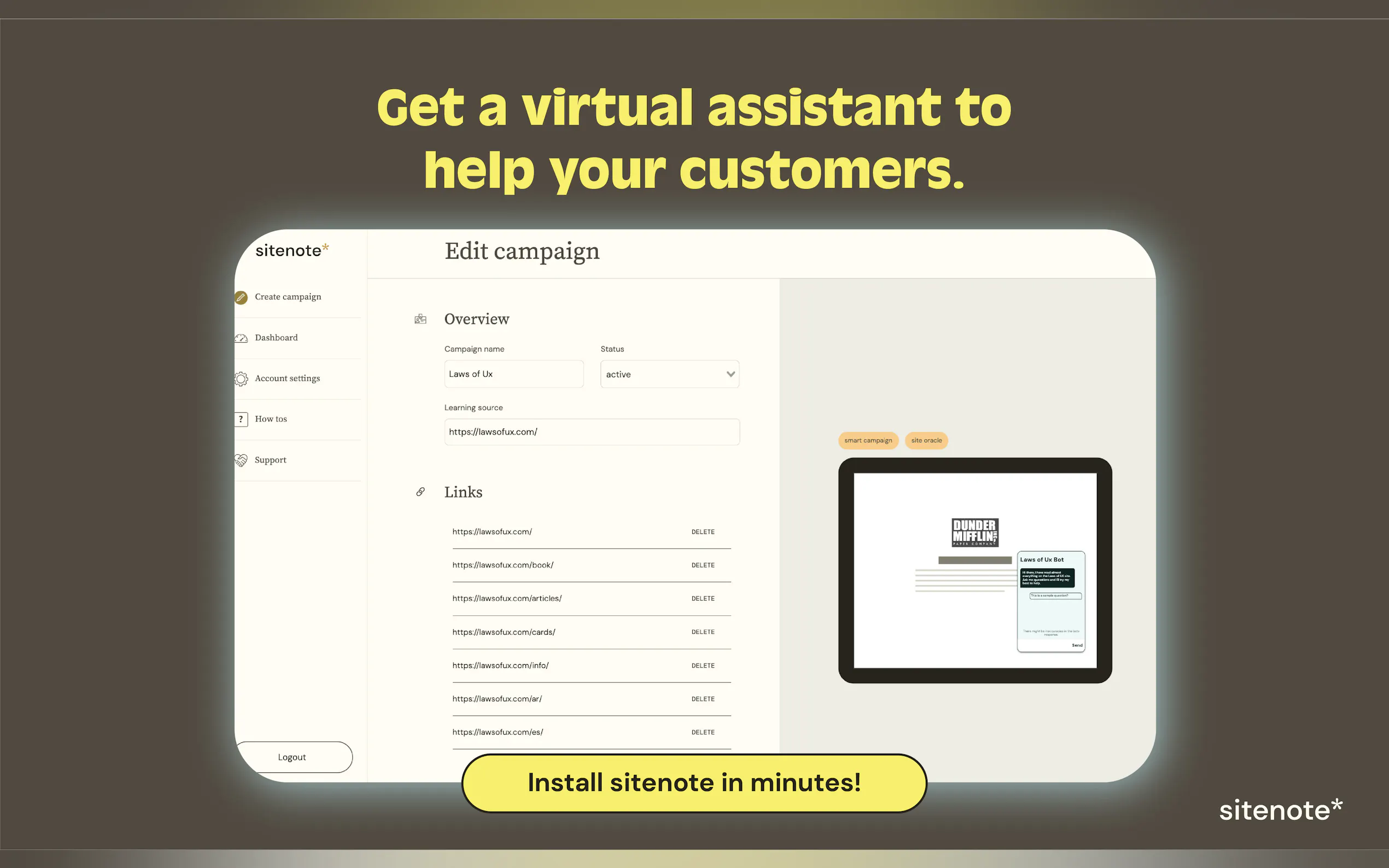 Screenshot 4 of sitenote