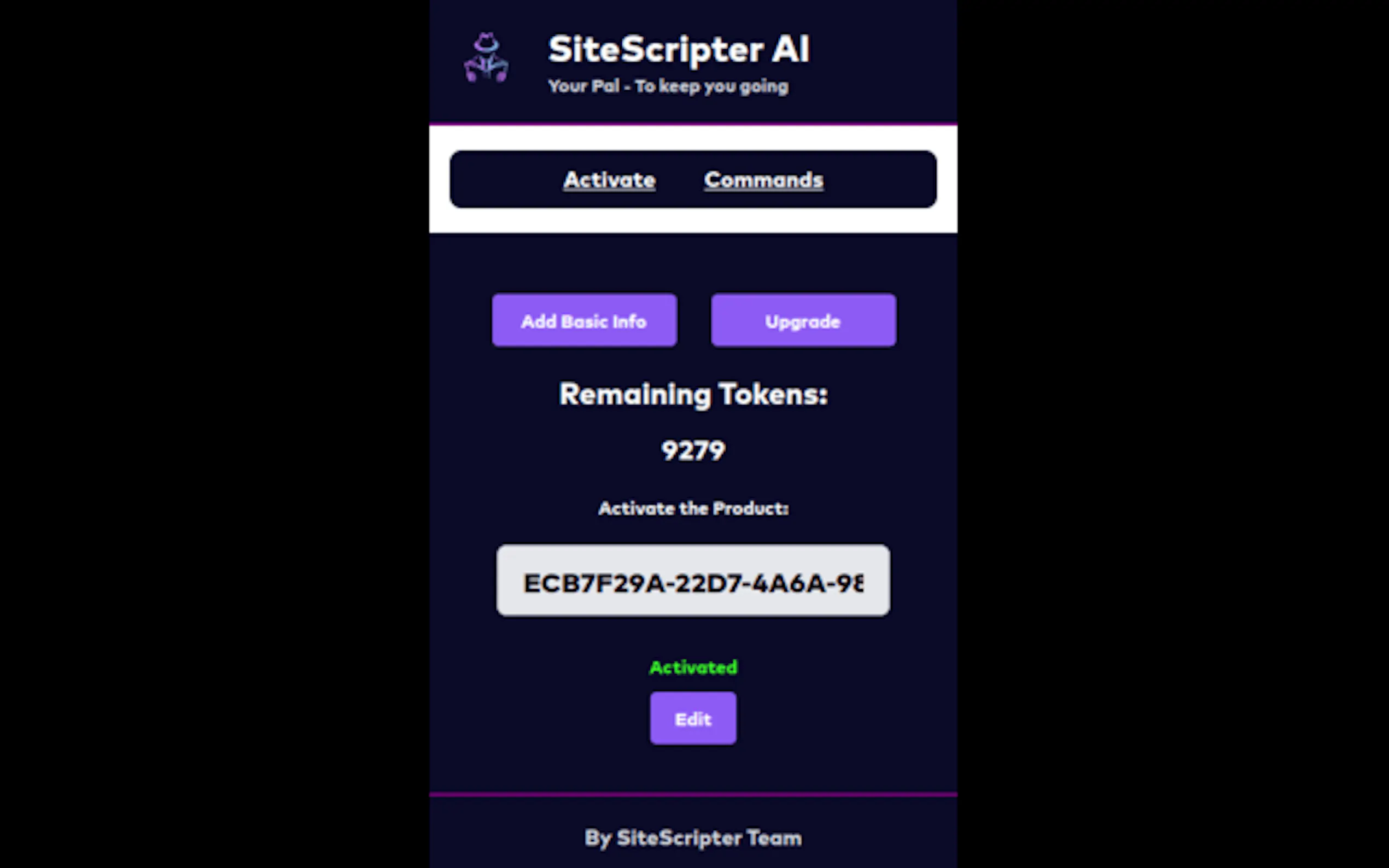 Screenshot 3 of Sitescripter