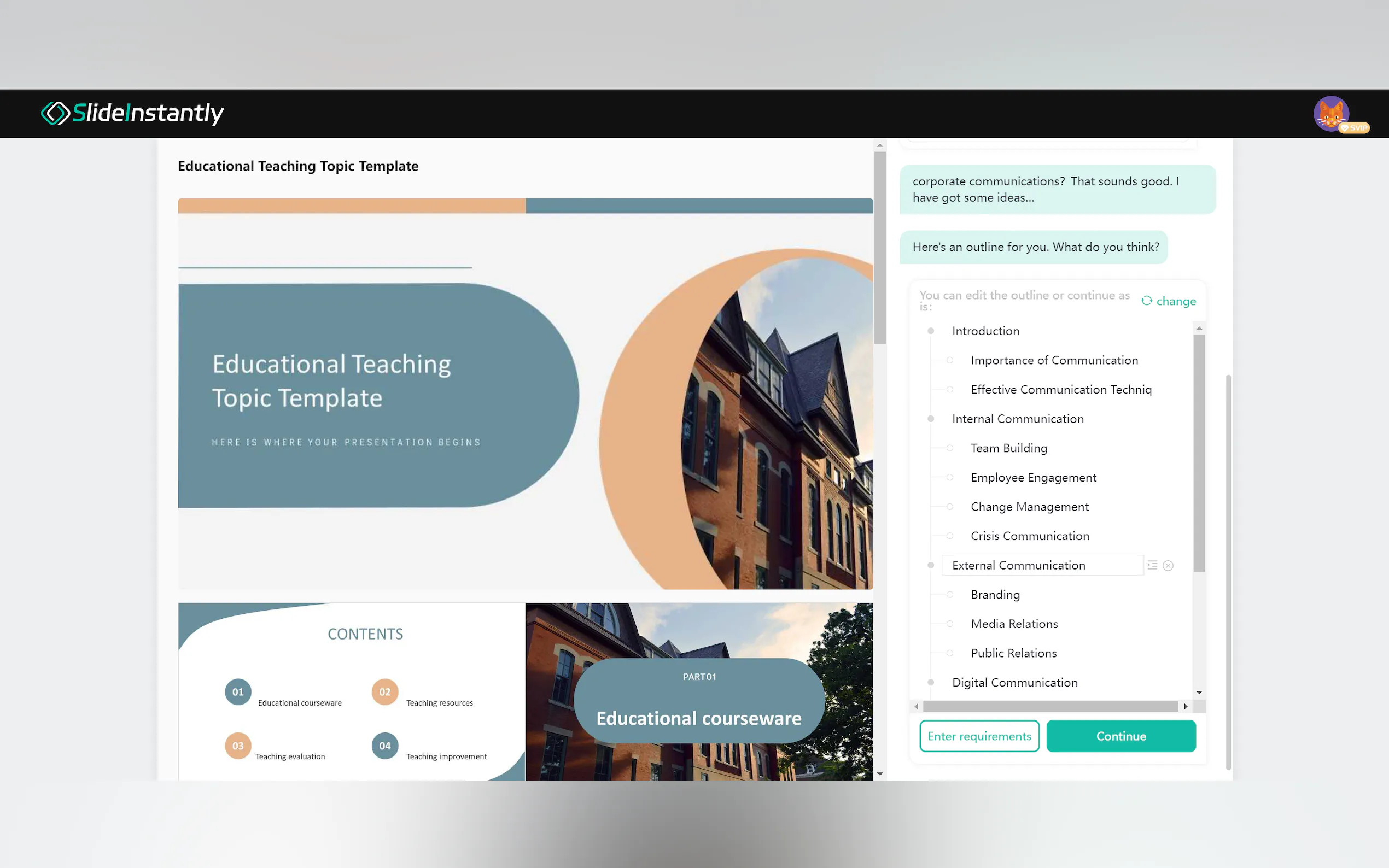 Screenshot 3 of SlideInstantly