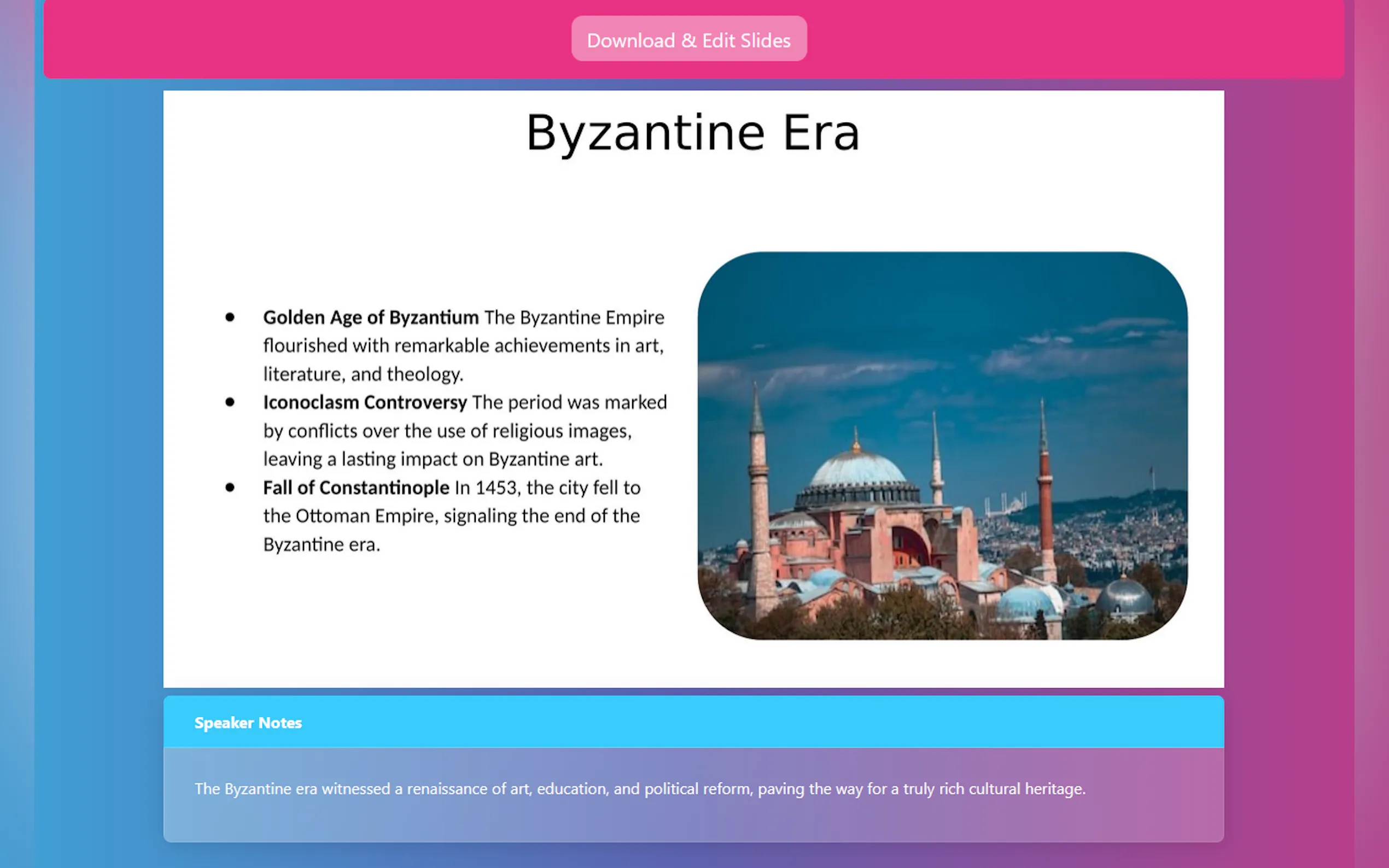 Screenshot 3 of SlidesWizard.io