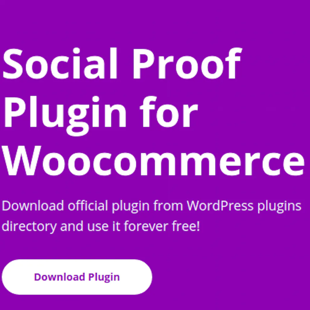 Social Proof Plugin for Woocommerce