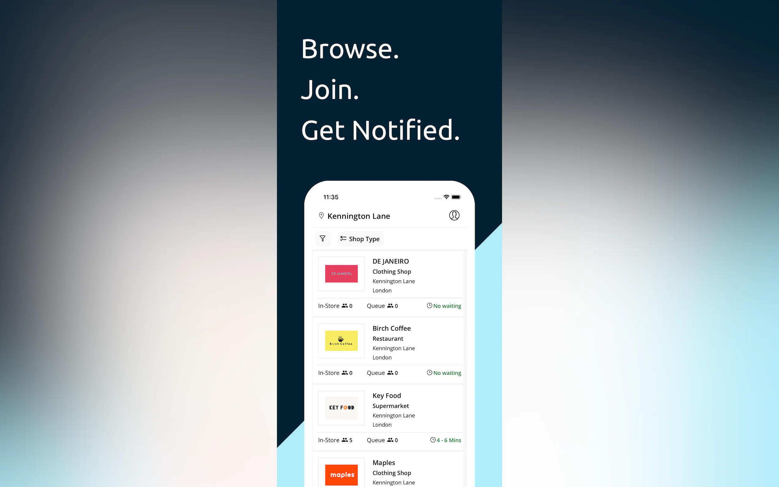 Screenshot 2 of SocialQueue