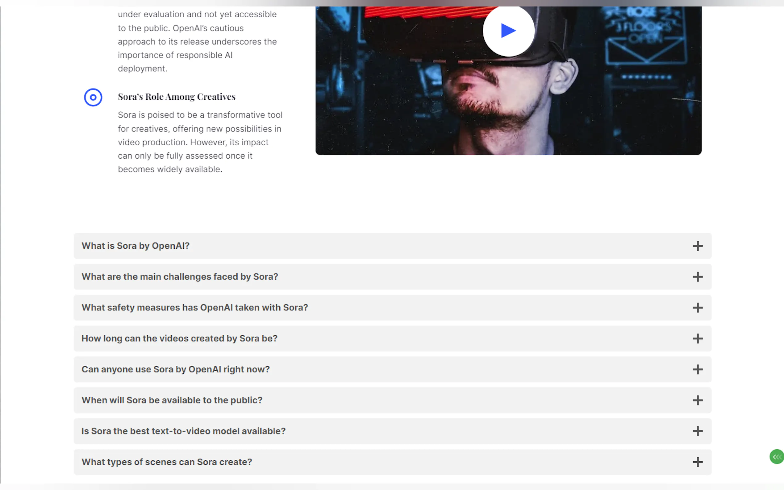 Screenshot 3 of Sora OpenAI Vedio Samples And Guides