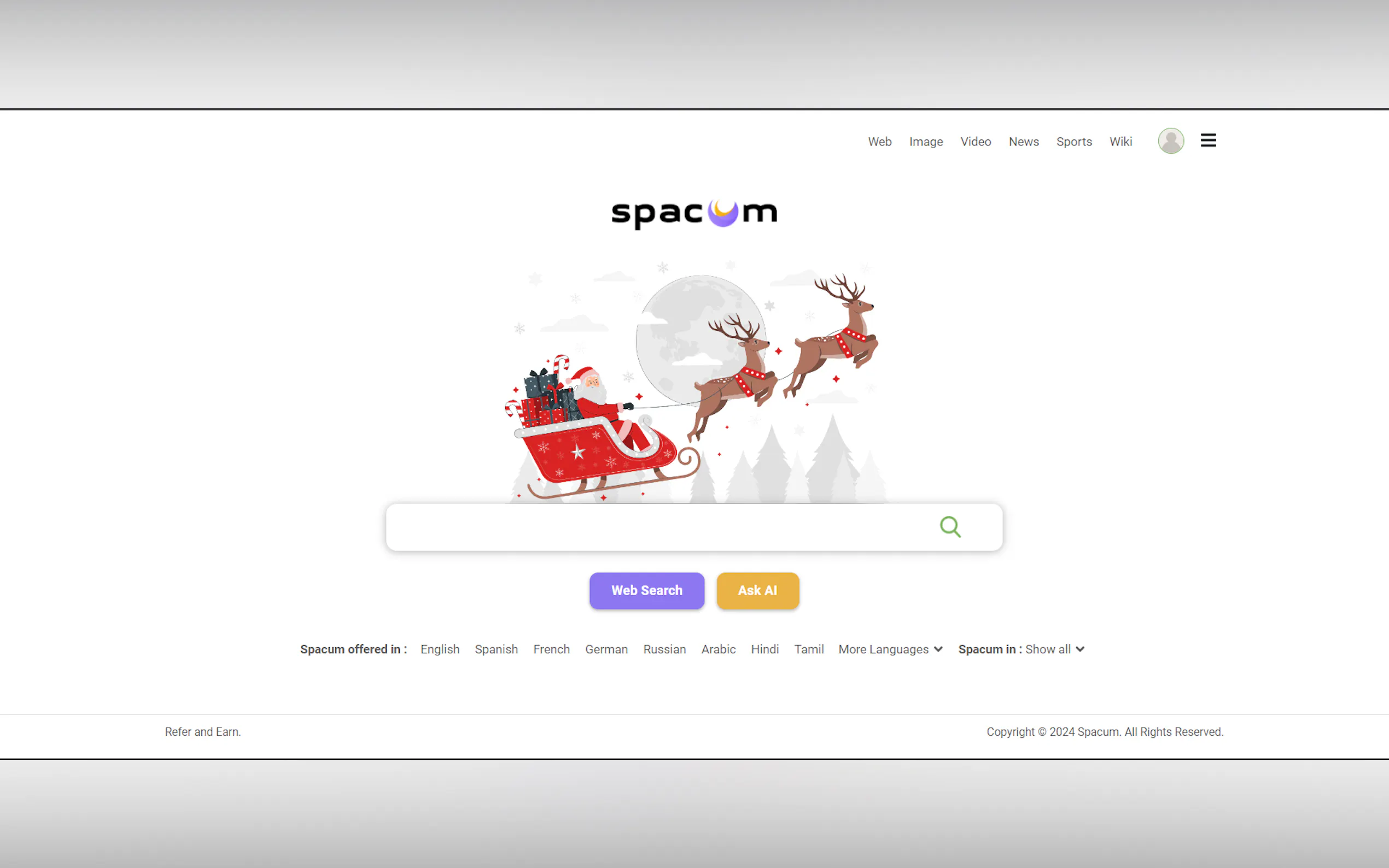 Spacum Search Engine