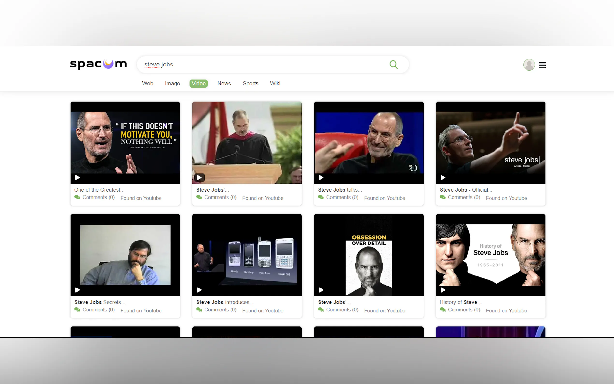 Screenshot 3 of Spacum Search Engine