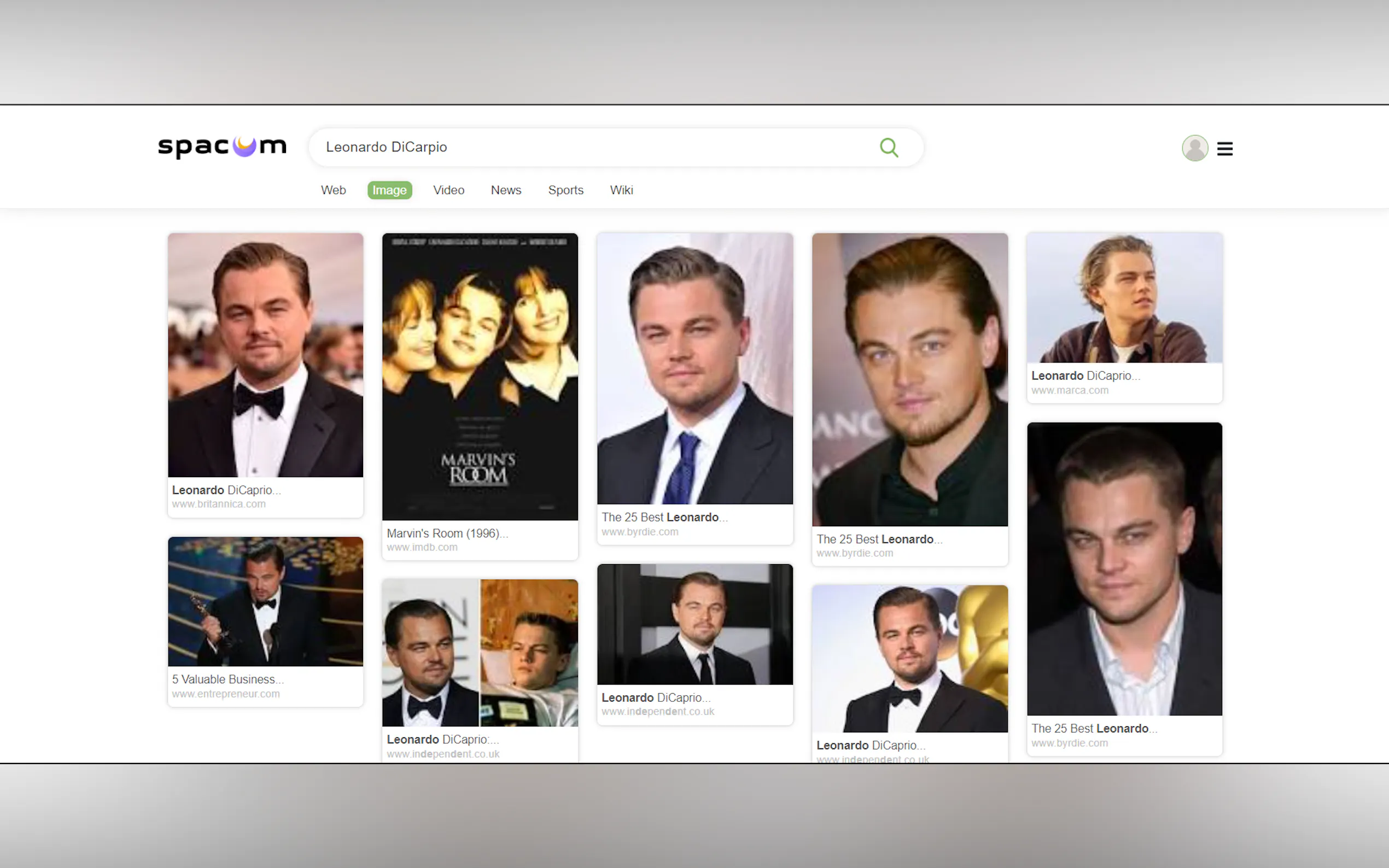 Screenshot 4 of Spacum Search Engine