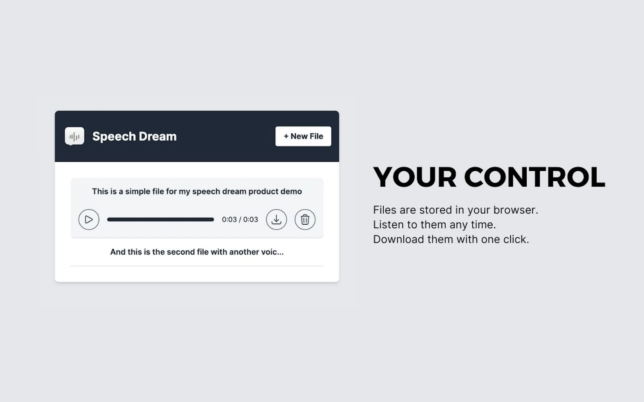 Screenshot 2 of Speech Dream