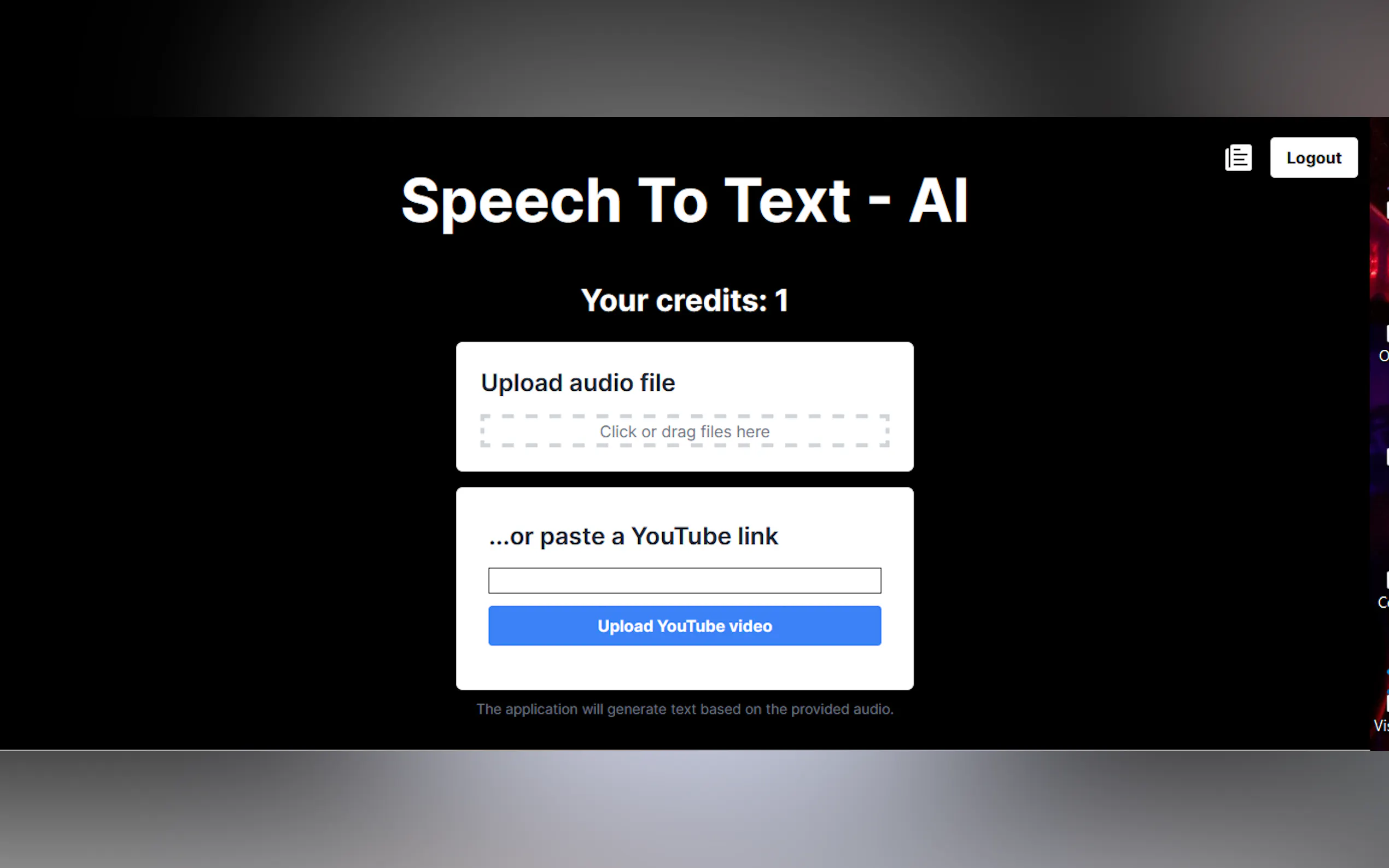 Speech To Text (any language!)