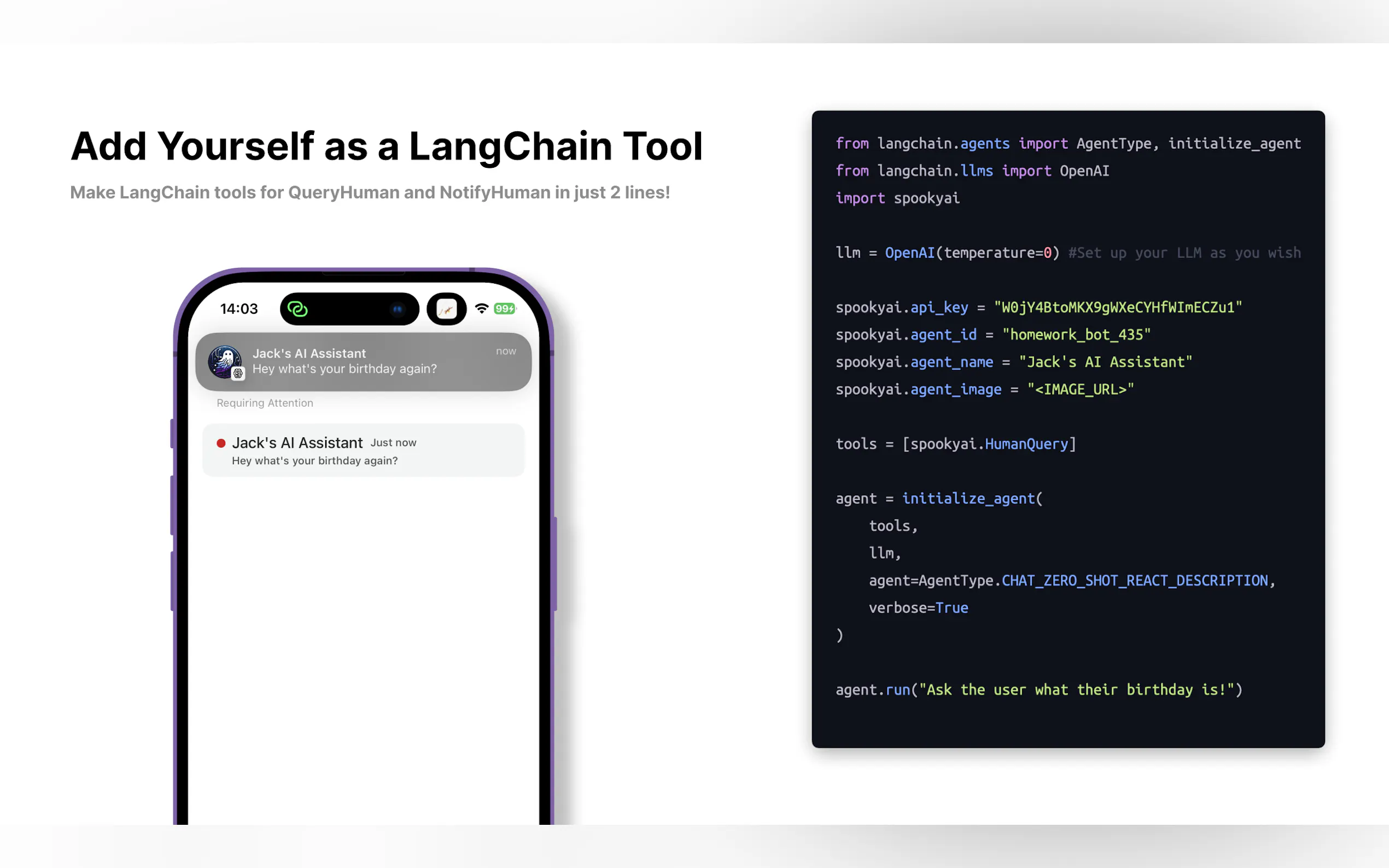 Screenshot 3 of Spooky AI's Human API