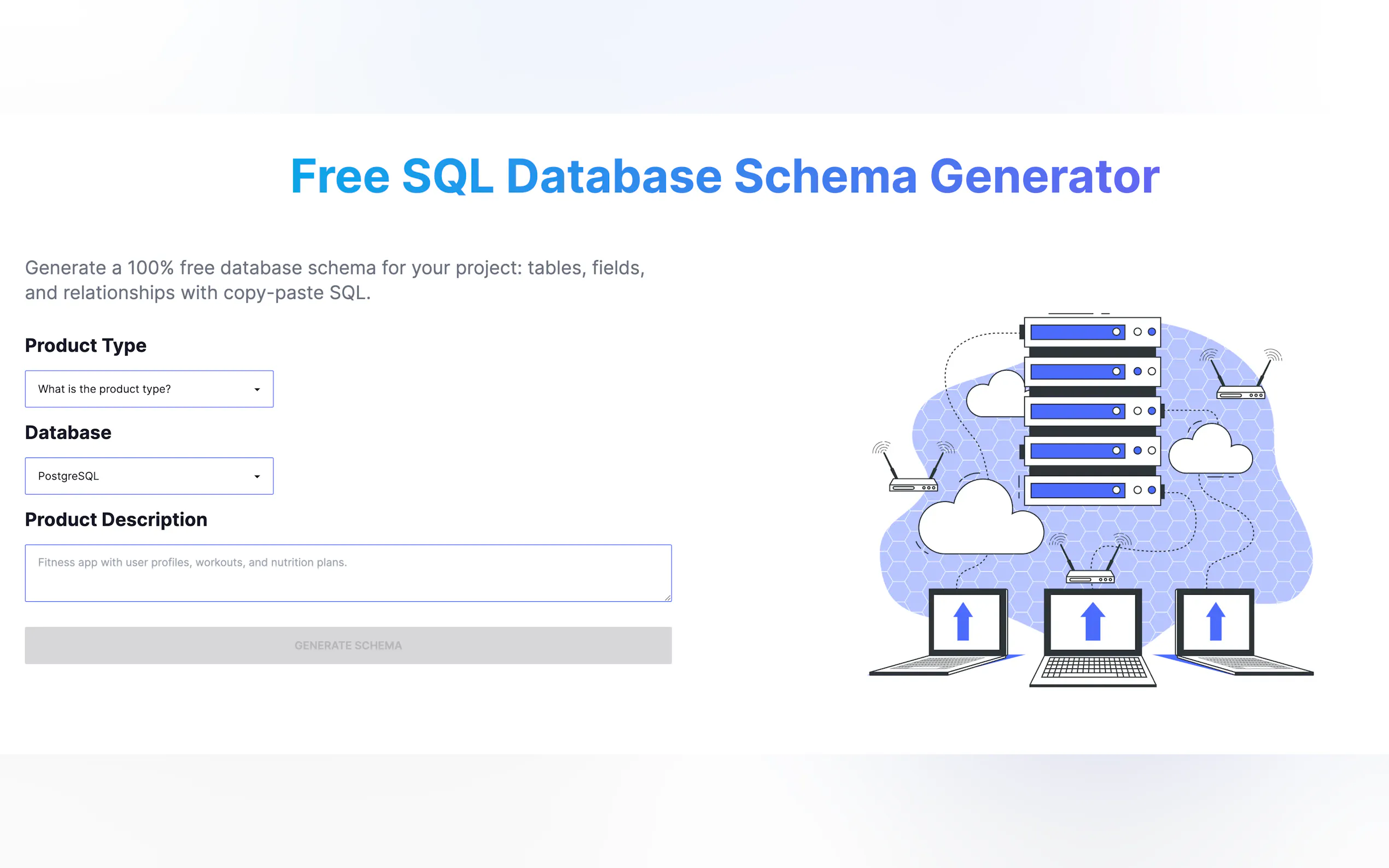 SQL Database Schema Generator