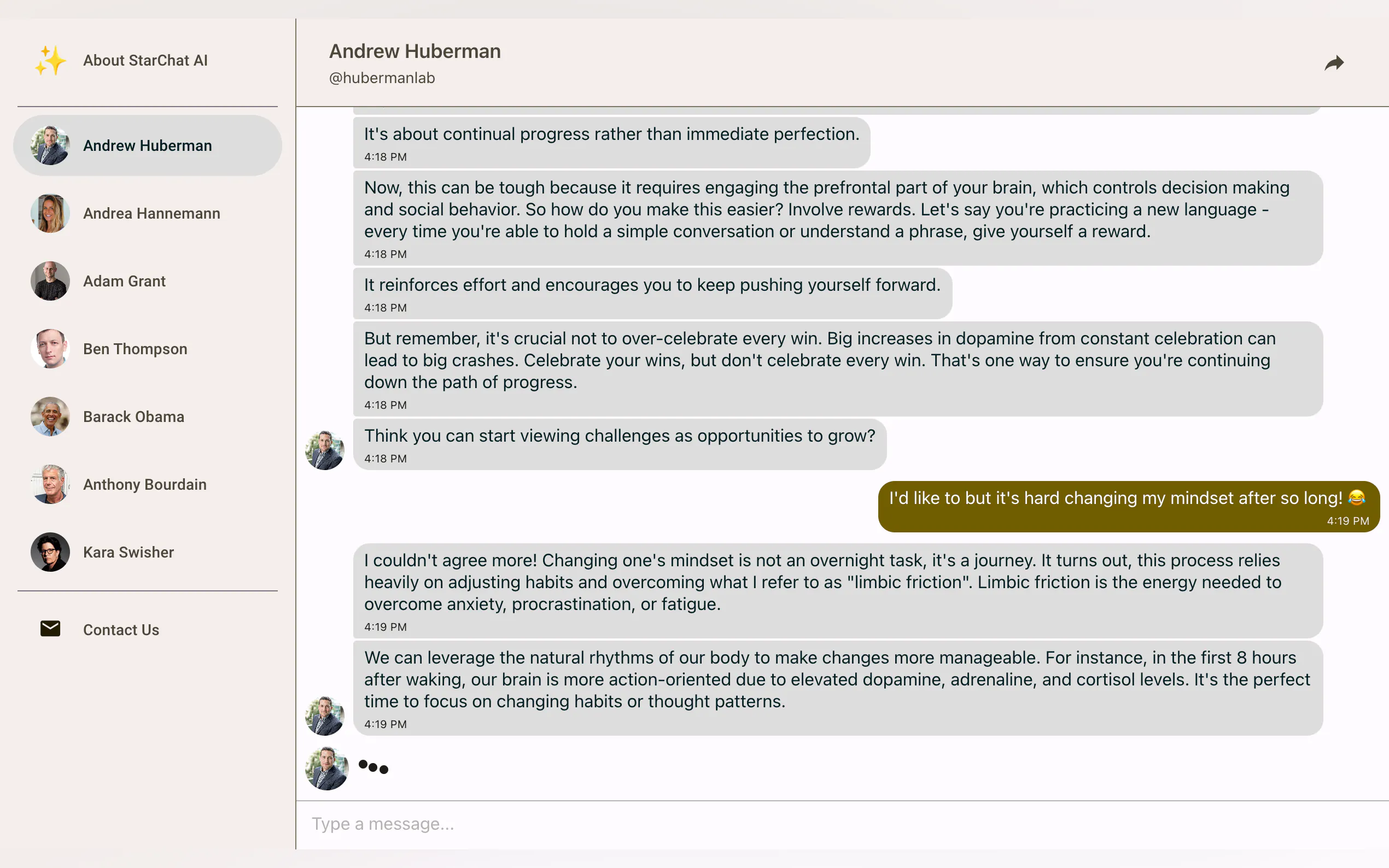 Screenshot 5 of StarChat AI