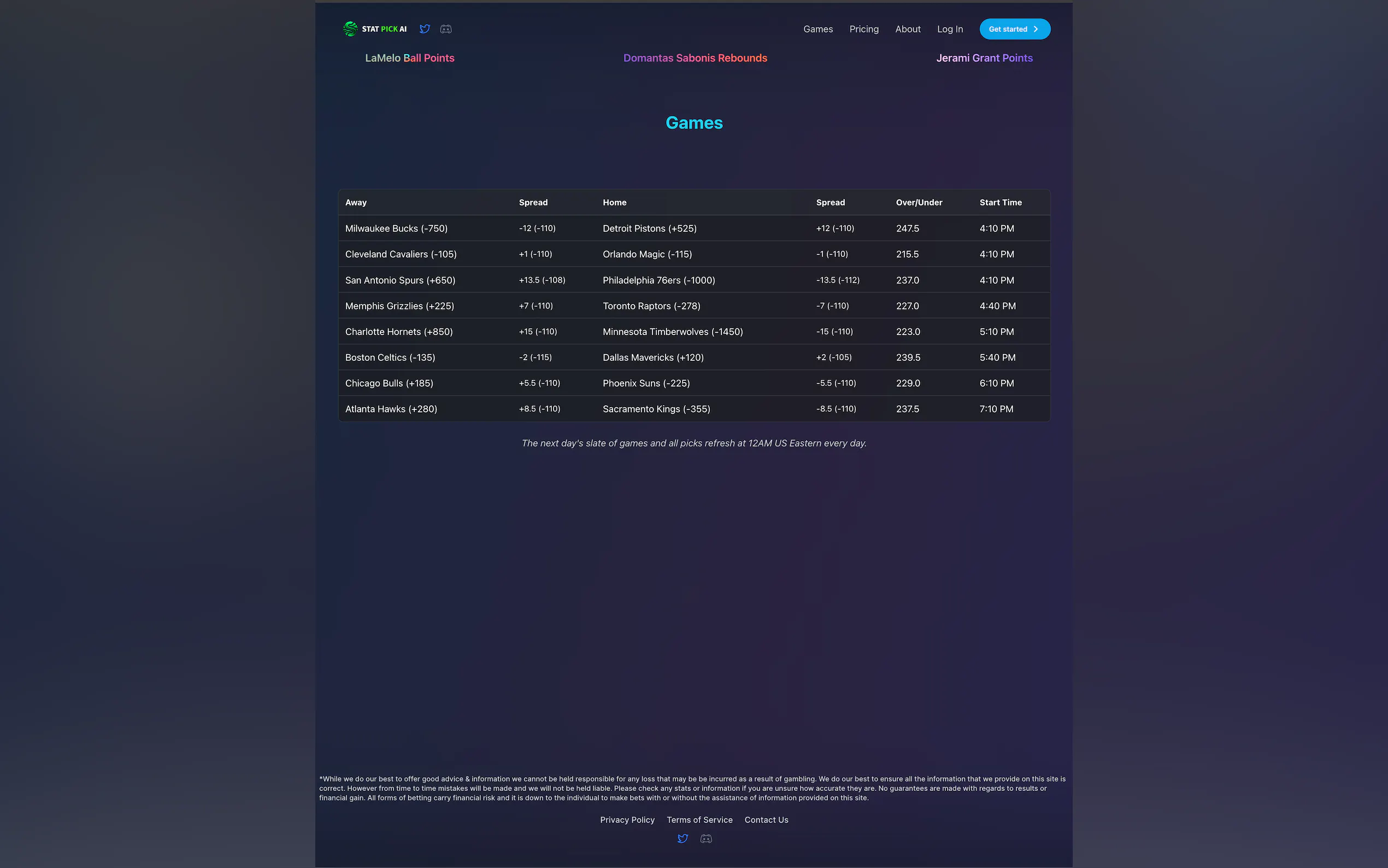 Screenshot 2 of Stat Pick AI