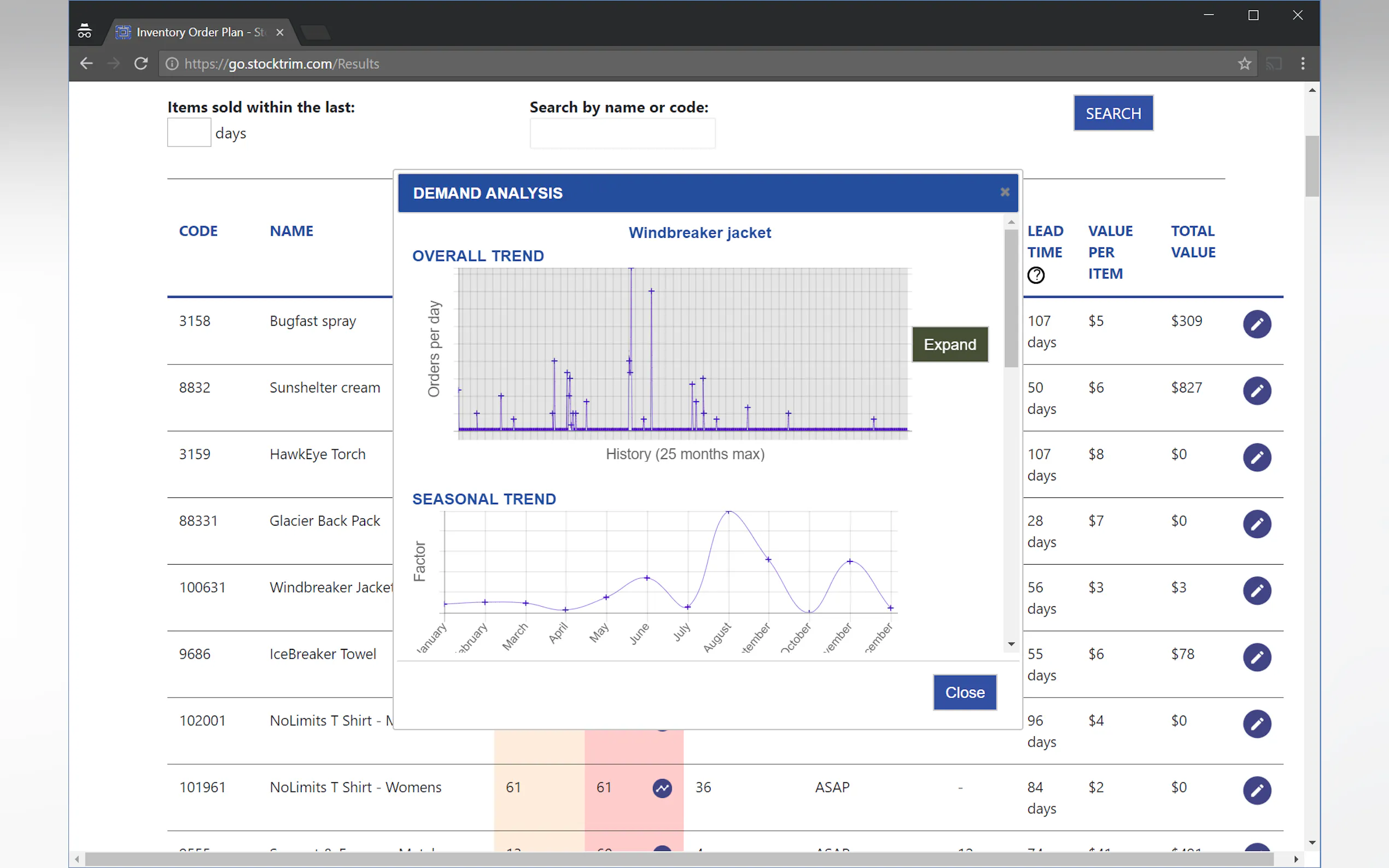 Screenshot 5 of StockTrim