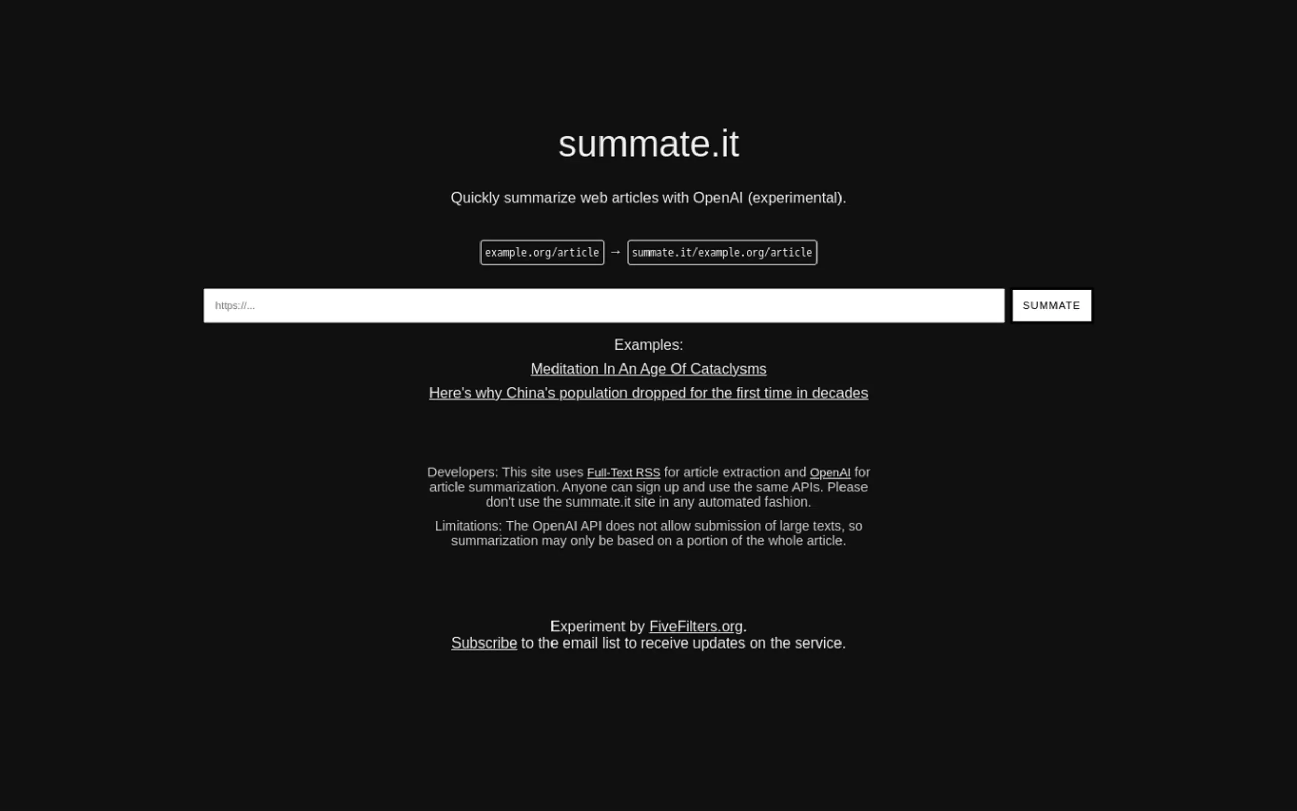 Summate